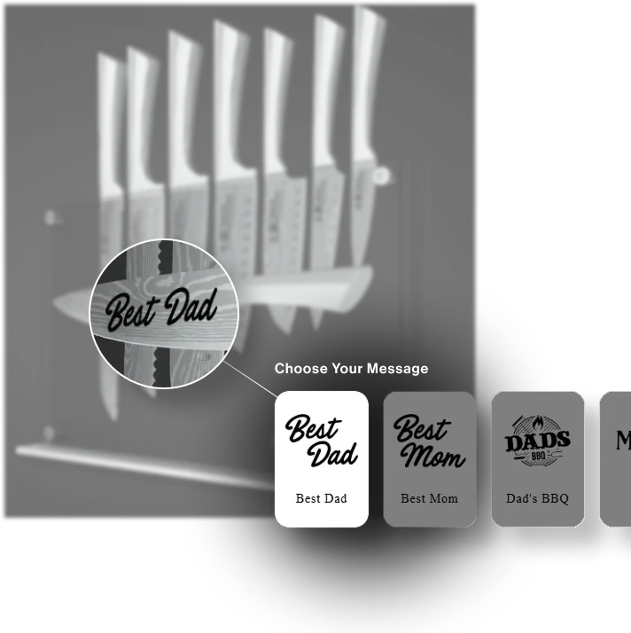 Put Your Name On It: Custom Knives from THE CUSTOM CHEF™