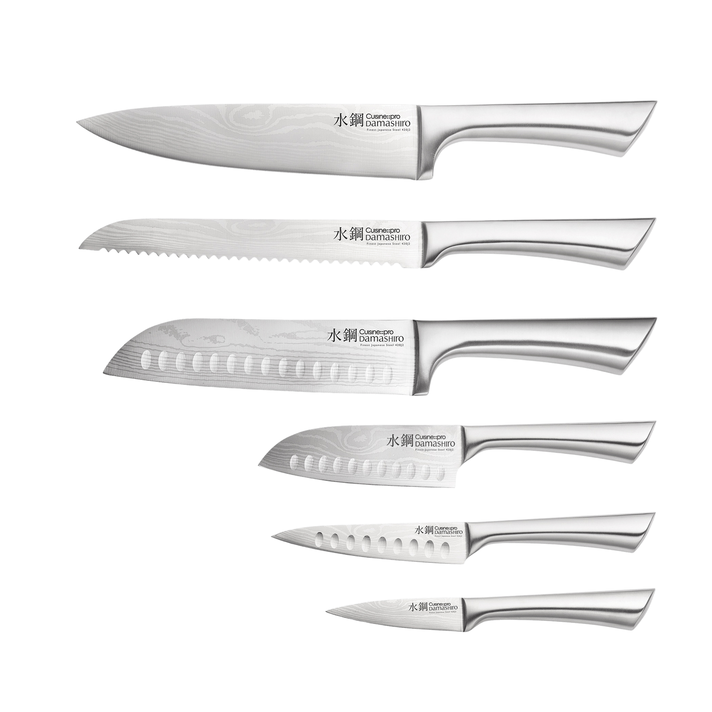 Bloc de couteaux 7 pièces Kin Damashiro®Cuisine::pro® - hover