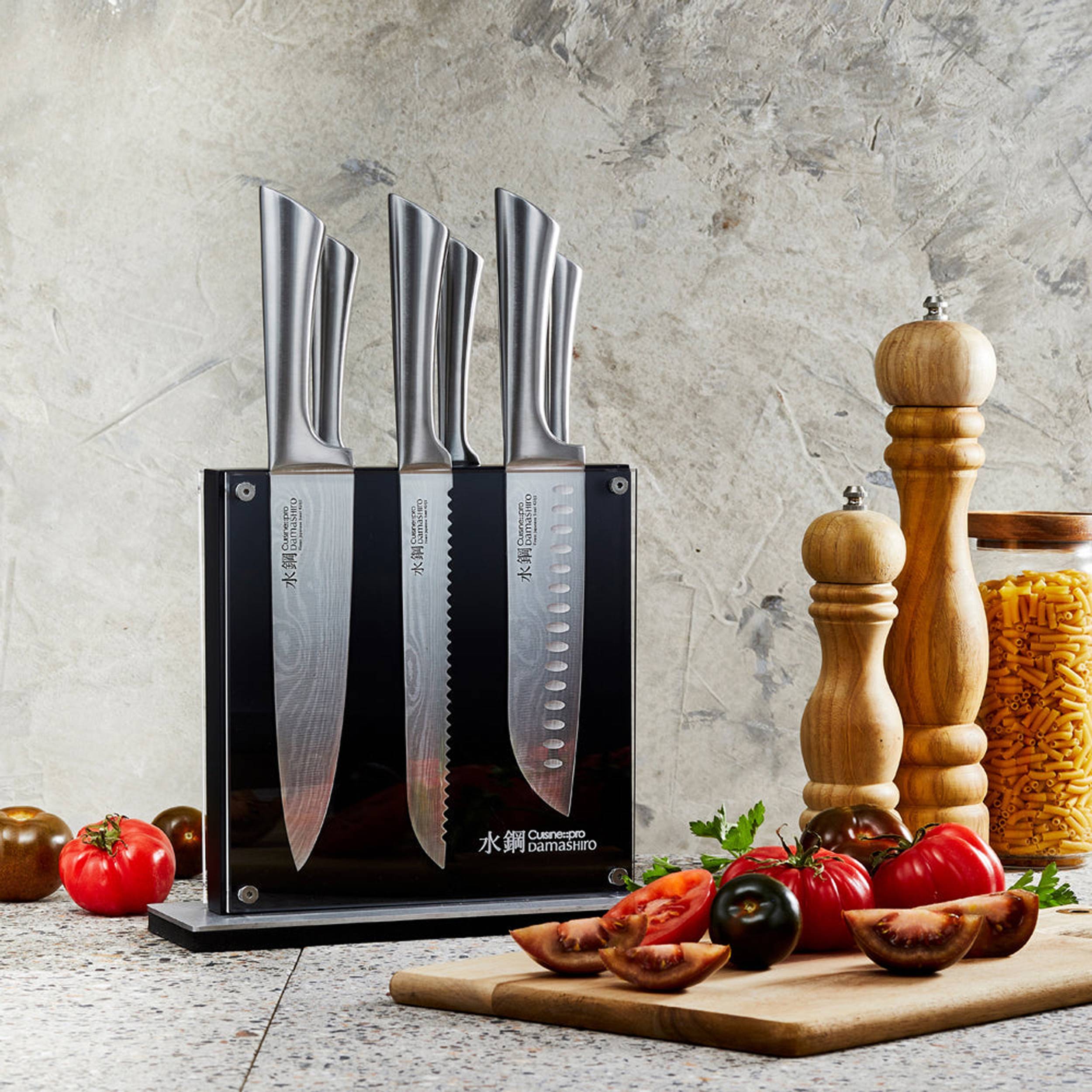 Bloc de couteaux 7 pièces Kin Damashiro®Cuisine::pro®