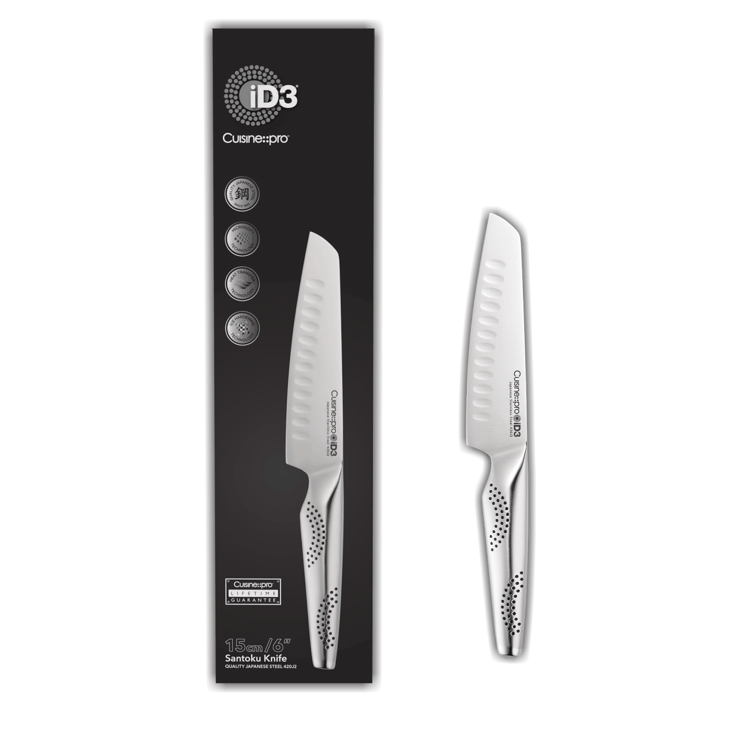 Couteau Santoku 15 cm iD3®Cuisine::pro®