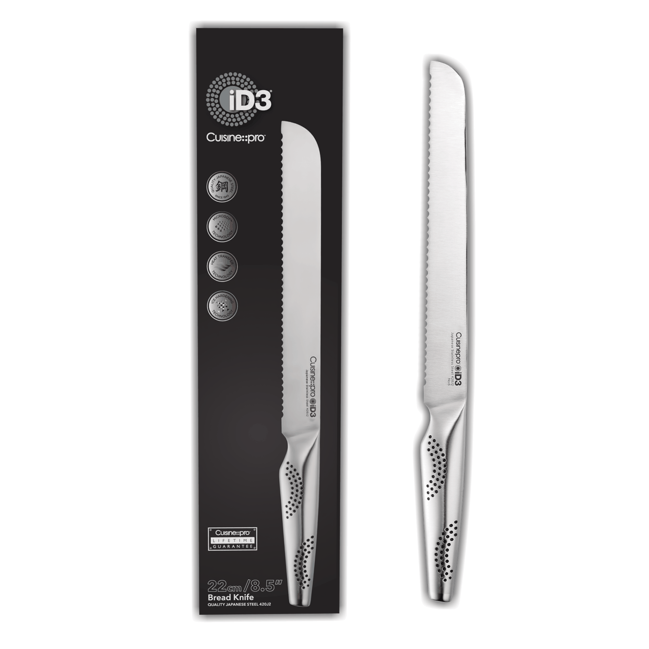 Couteau à pain 21.5 cm iD3®Cuisine::pro®