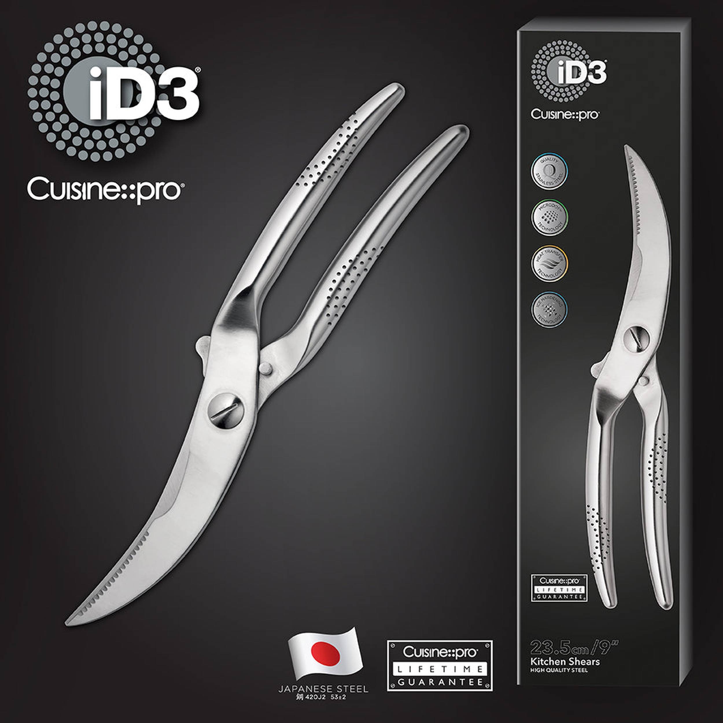 Ciseaux de cuisine 23 cm iD3®Cuisine::pro®