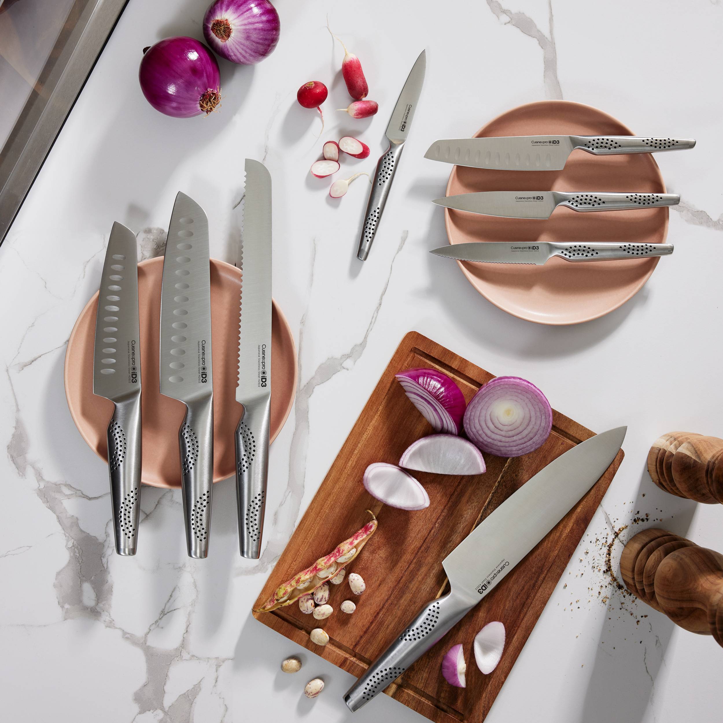 Bloc de couteaux 9 pièces Ryu iD3®Cuisine::pro®