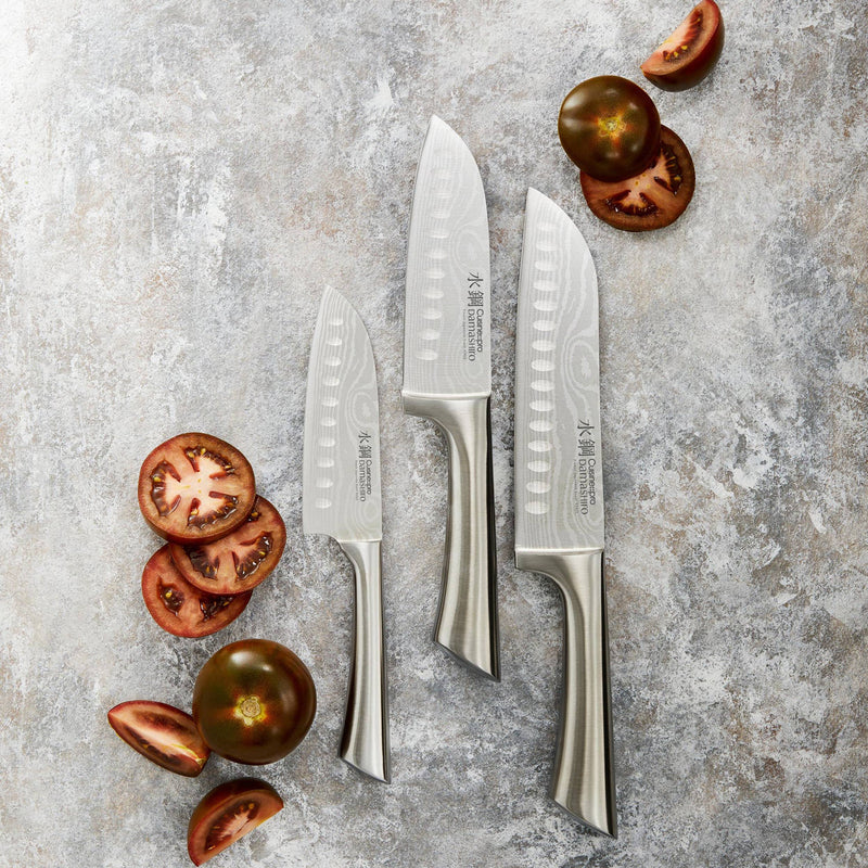 Ensemble de 3 couteaux Santoku Damashiro®Cuisine::pro® - hover