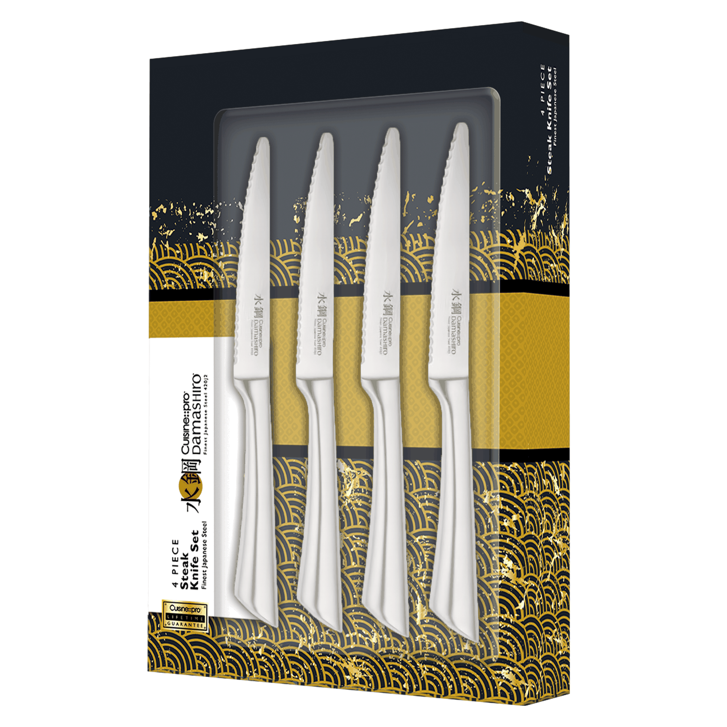 Cuisine::pro® Damashiro® 4-Piece Steak Knife Set