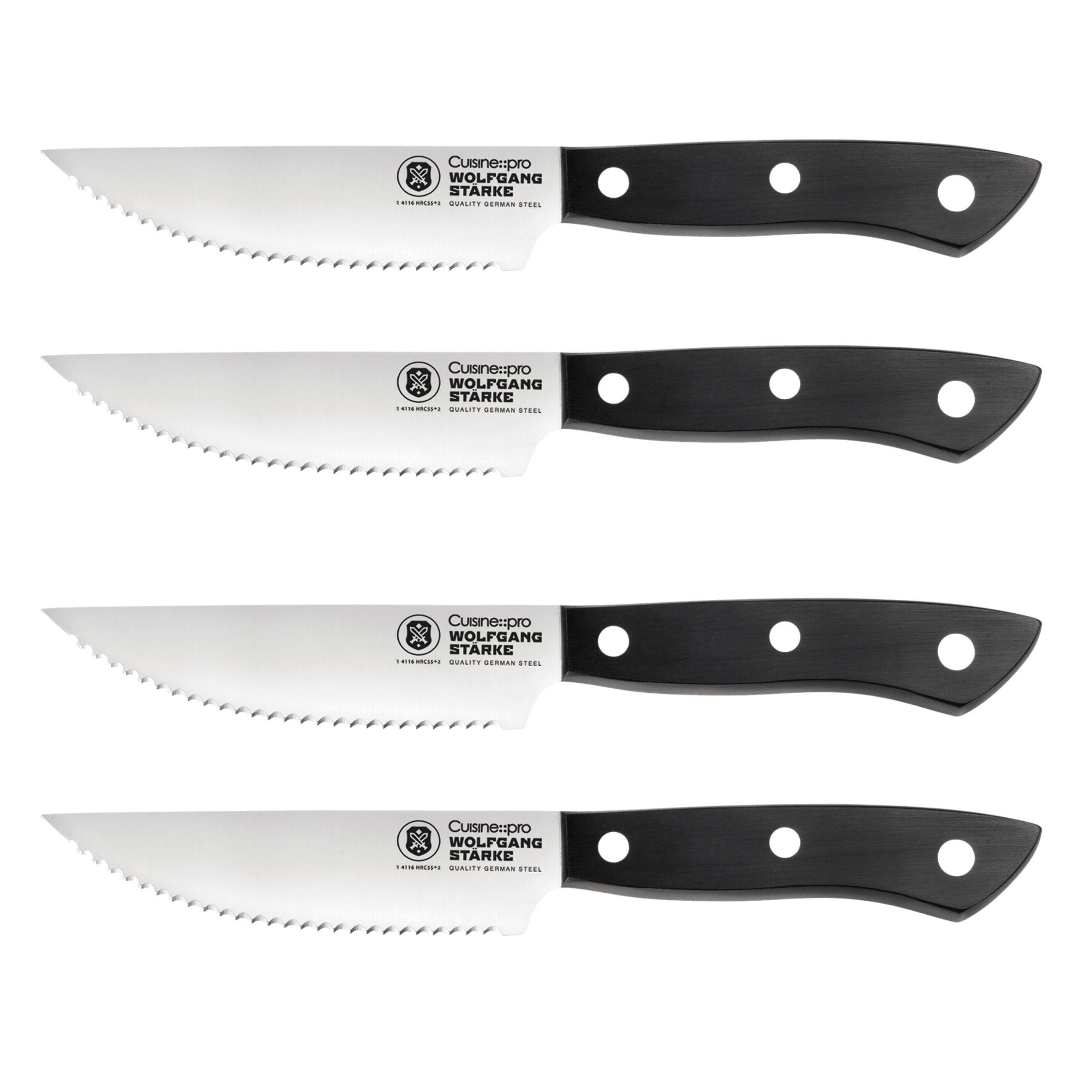 Cuisine::pro® WOLFGANG STARKE 4-Piece Steak Knife Set