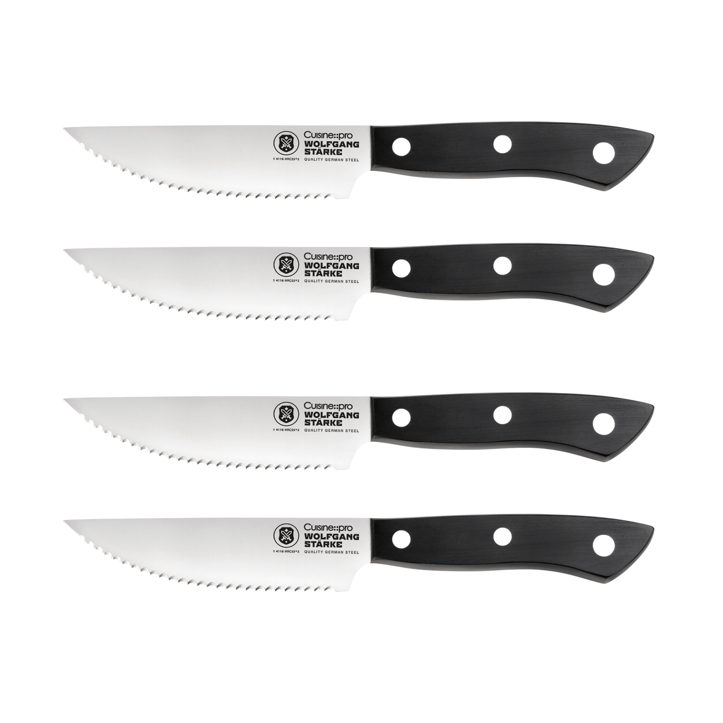 Cuisine::pro® WOLFGANG STARKE 4-Piece Steak Knife Set