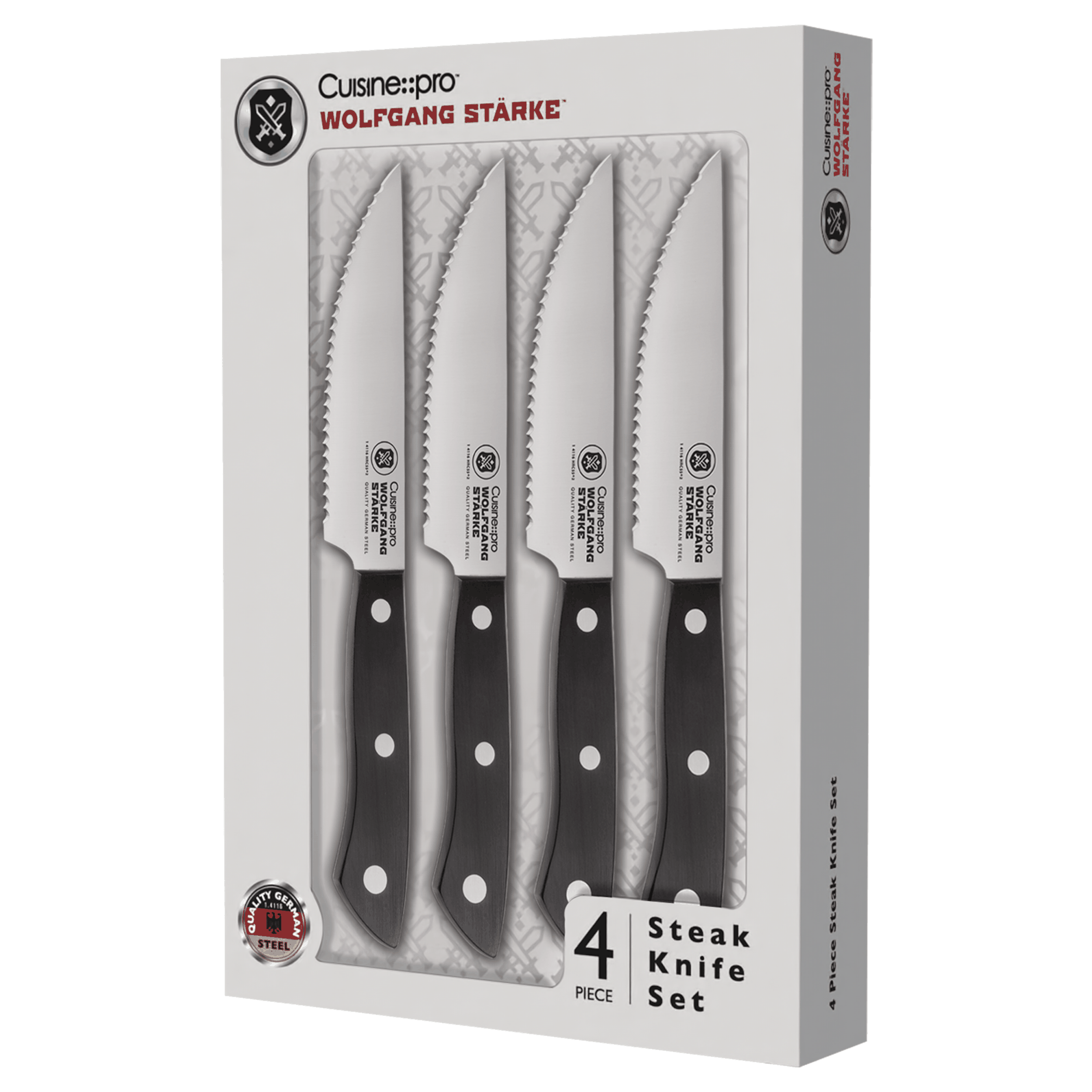Cuisine::pro® WOLFGANG STARKE 4-Piece Steak Knife Set