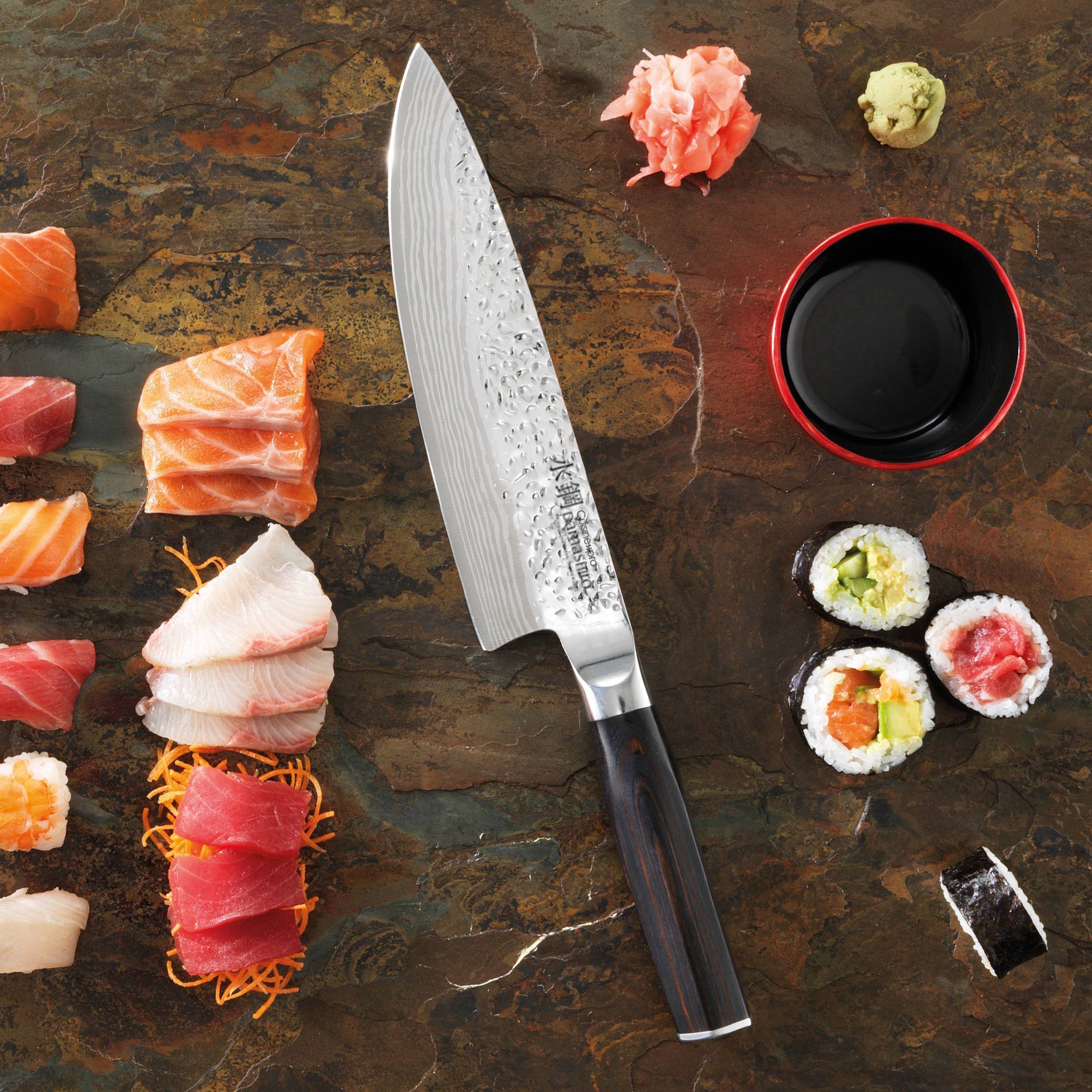 Bloc de couteaux 7 pièces Mokuzai Damashiro EMPEROR®Cuisine::pro®