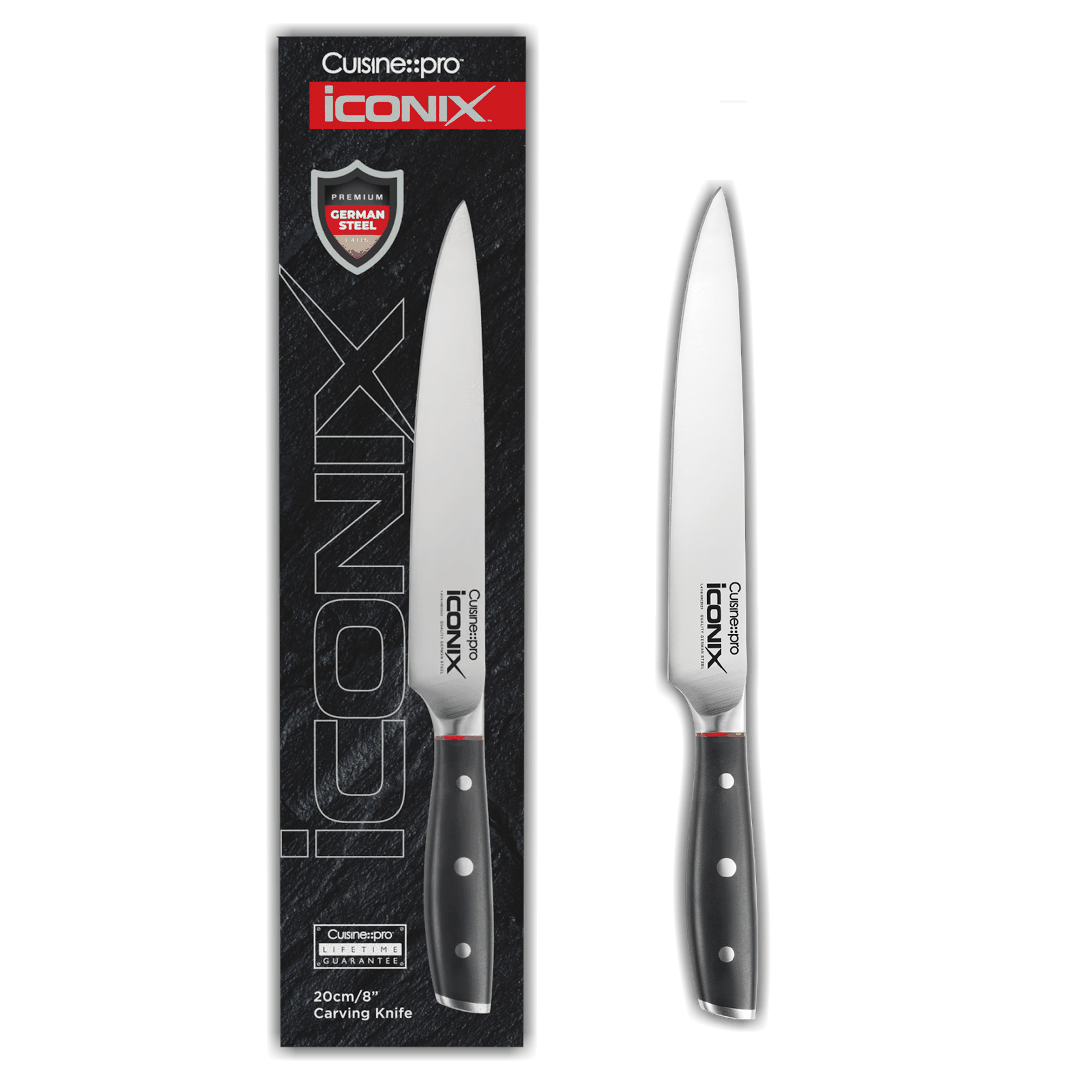 Couteau à découper 20 cm iconiX®Cuisine::pro®