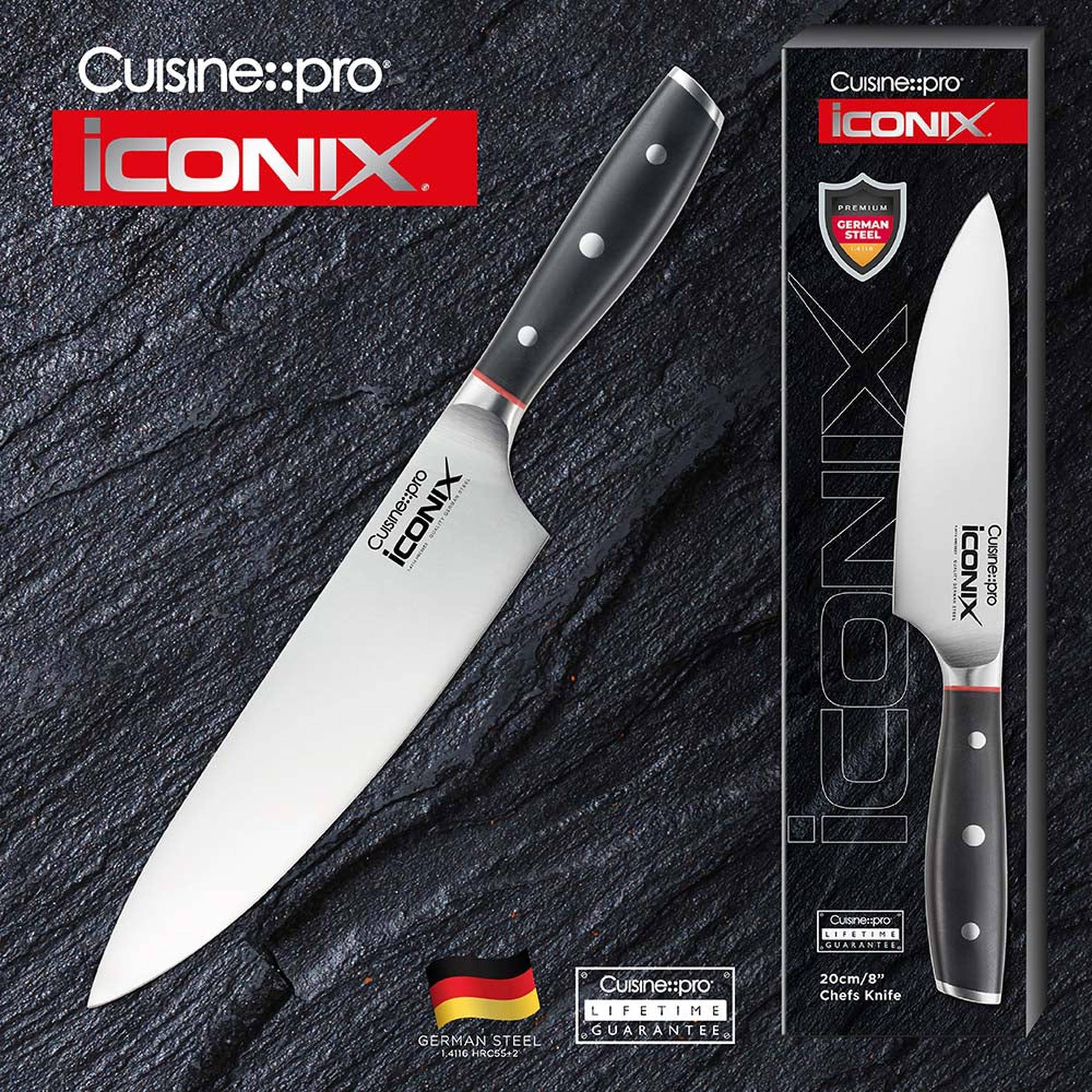Couteau de chef 20 cm iconiX®Cuisine::pro®