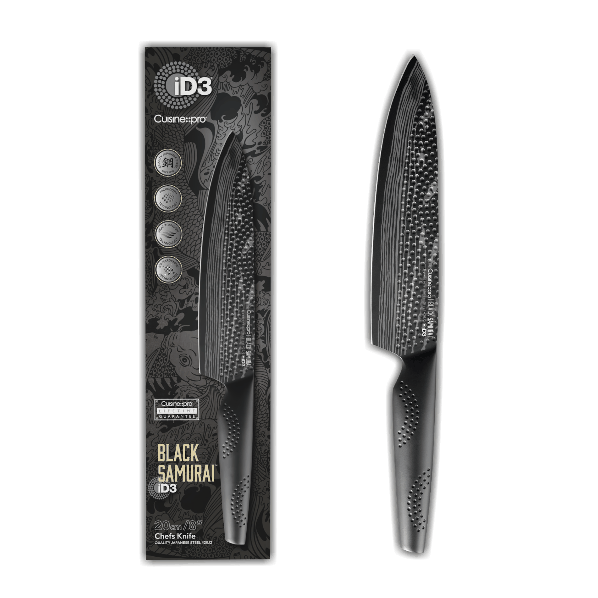 Couteau de chef 20 cm iD3® BLACK SAMURAICuisine::pro®