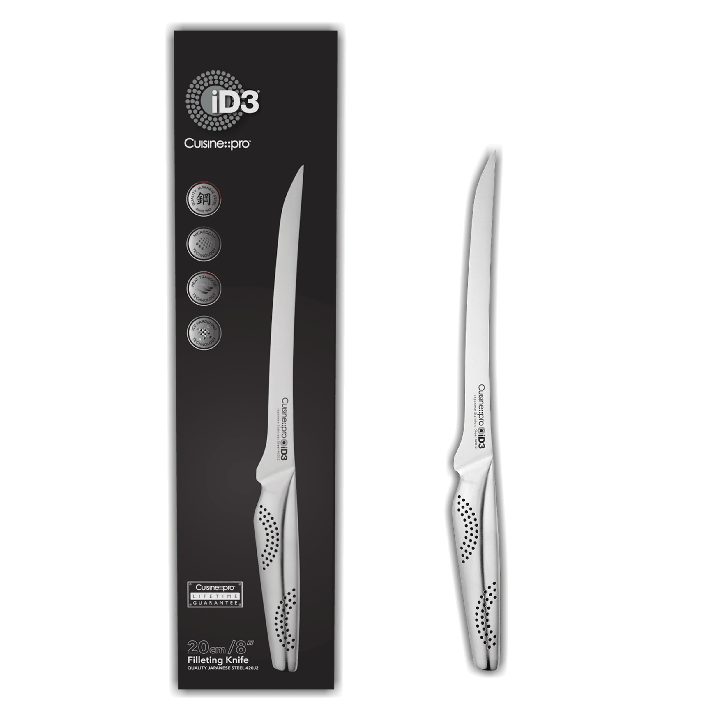 Couteau à fileter 20 cm iD3®Cuisine::pro®
