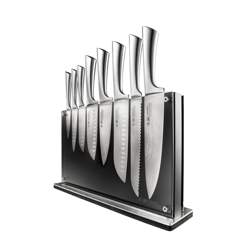Bloc de couteaux 9 pièces Nami Damashiro®Cuisine::pro®