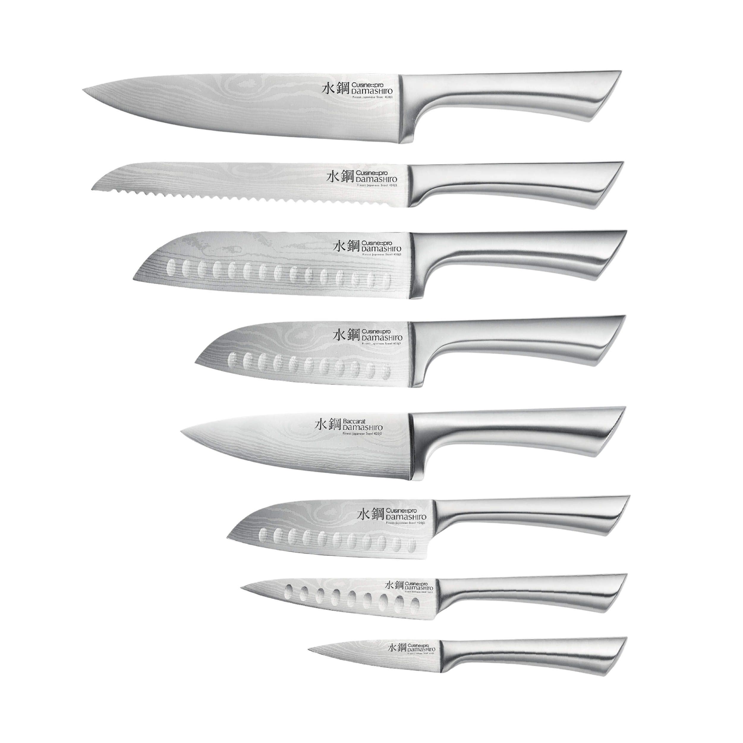 Bloc de couteaux 9 pièces Nami Damashiro®Cuisine::pro® - hover