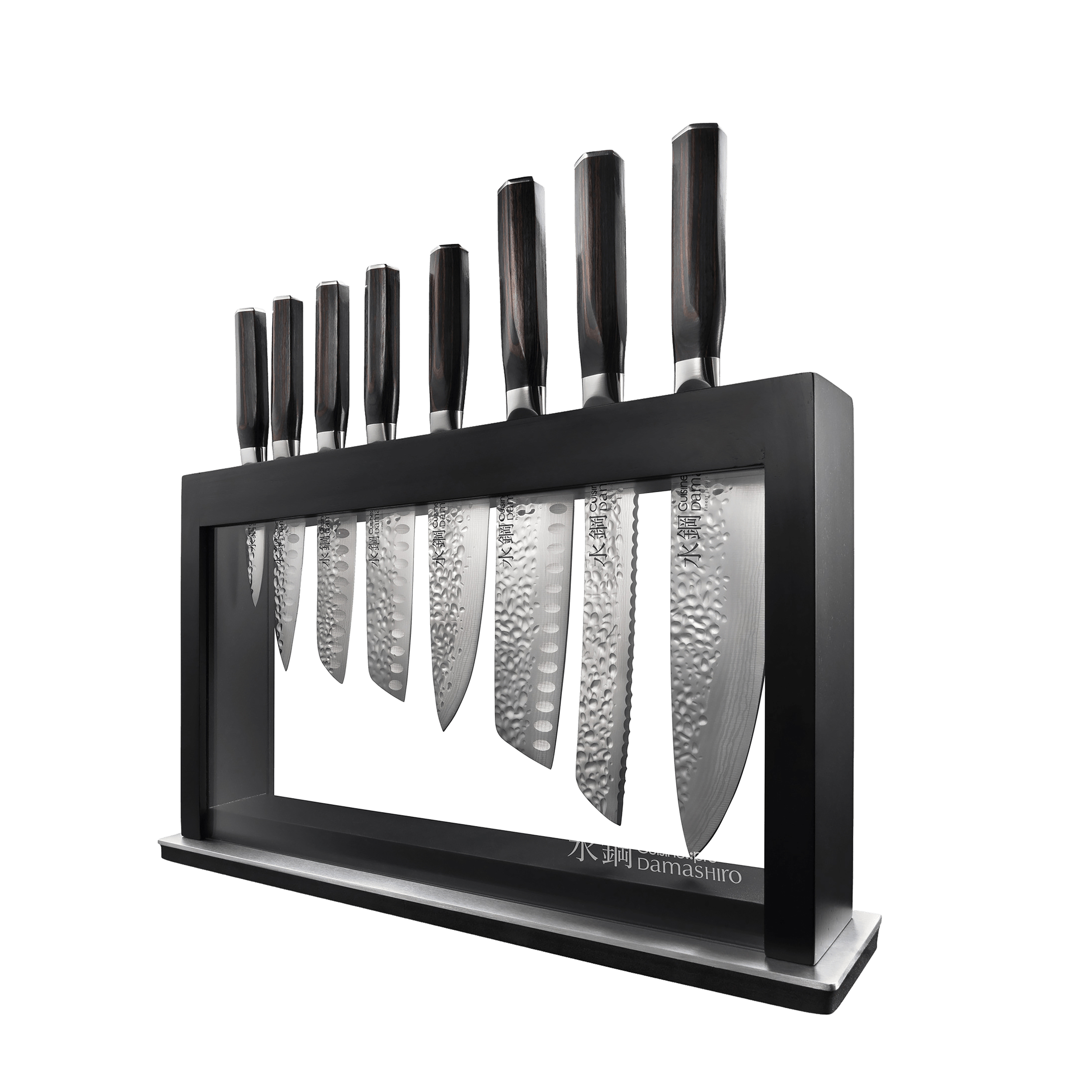 Bloc de couteaux 9 pièces Hisa Damashiro EMPEROR®Cuisine::pro®