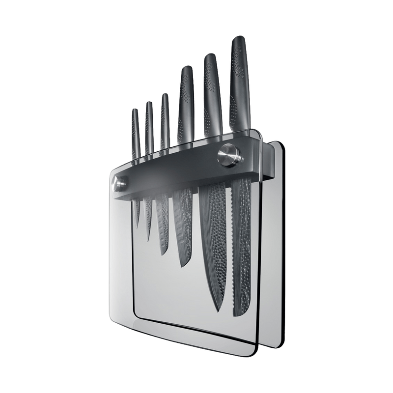 Bloc de couteaux 7 pièces Sakai iD3 BLACK SAMURAI™Cuisine::pro®