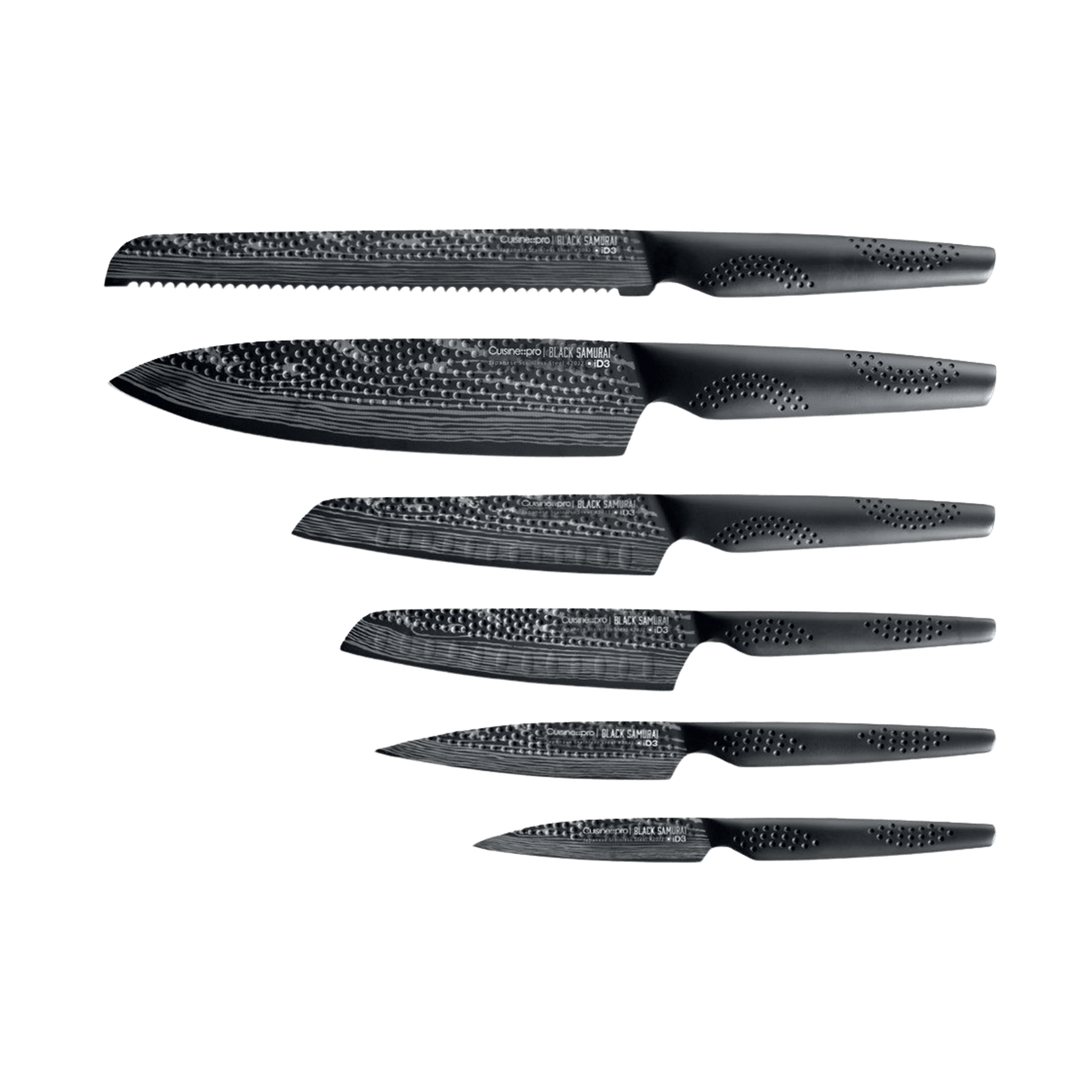 Bloc de couteaux 7 pièces Sakai iD3 BLACK SAMURAI™Cuisine::pro® - hover