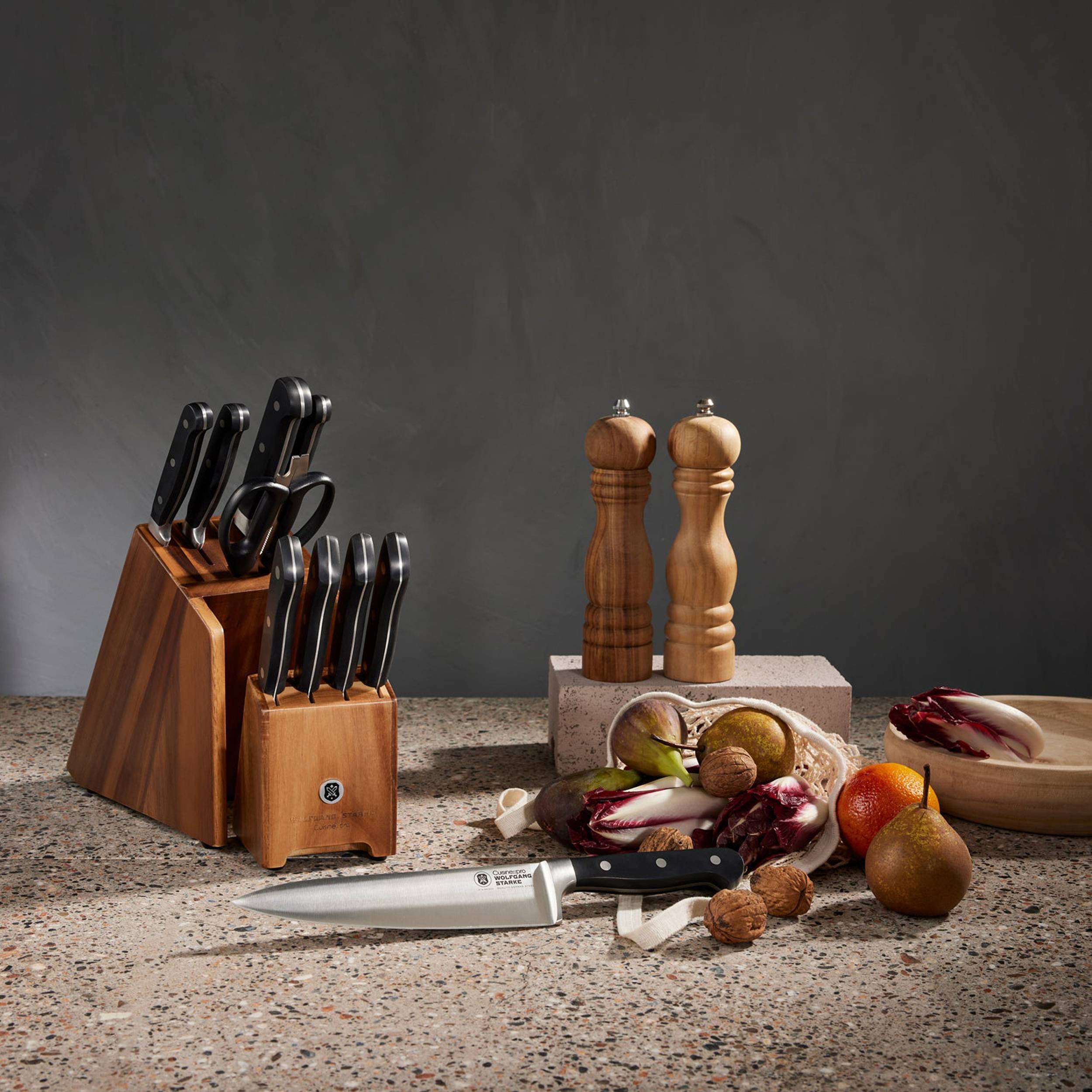 Bloc de couteaux 11 pièces Kutchin WOLFGANG STARKECuisine::pro®