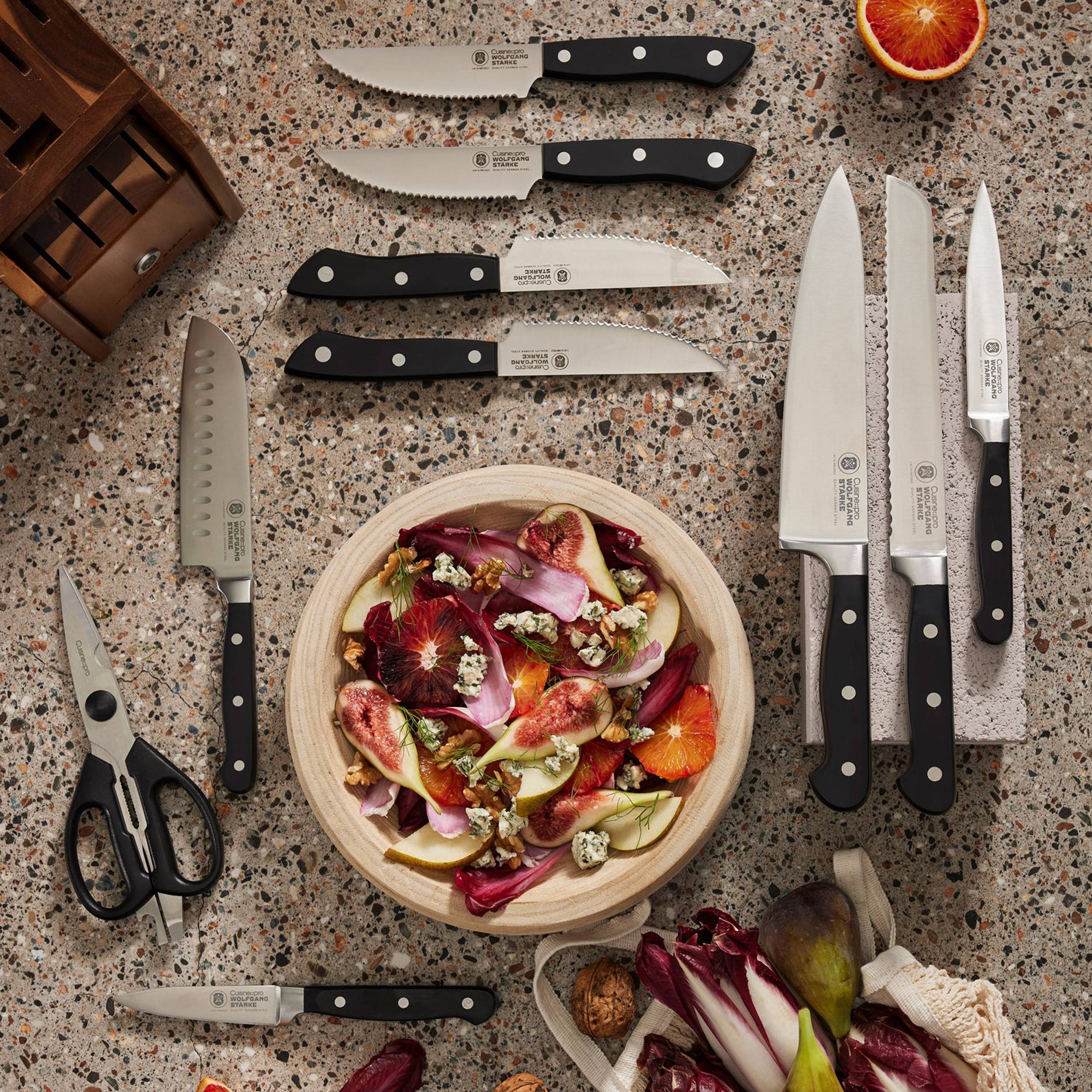 Bloc de couteaux 11 pièces Kutchin WOLFGANG STARKECuisine::pro®