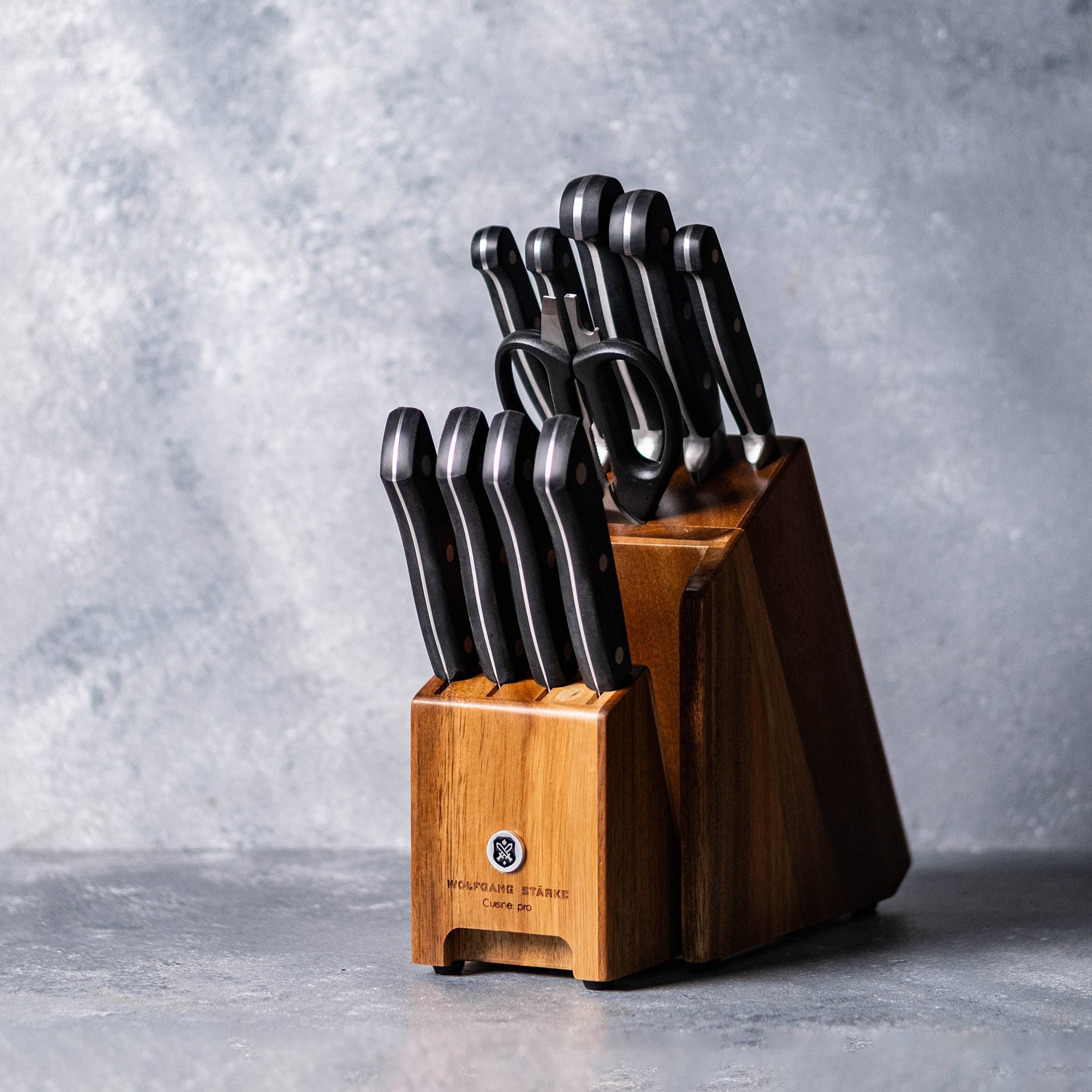 Bloc de couteaux 11 pièces Kutchin WOLFGANG STARKECuisine::pro®