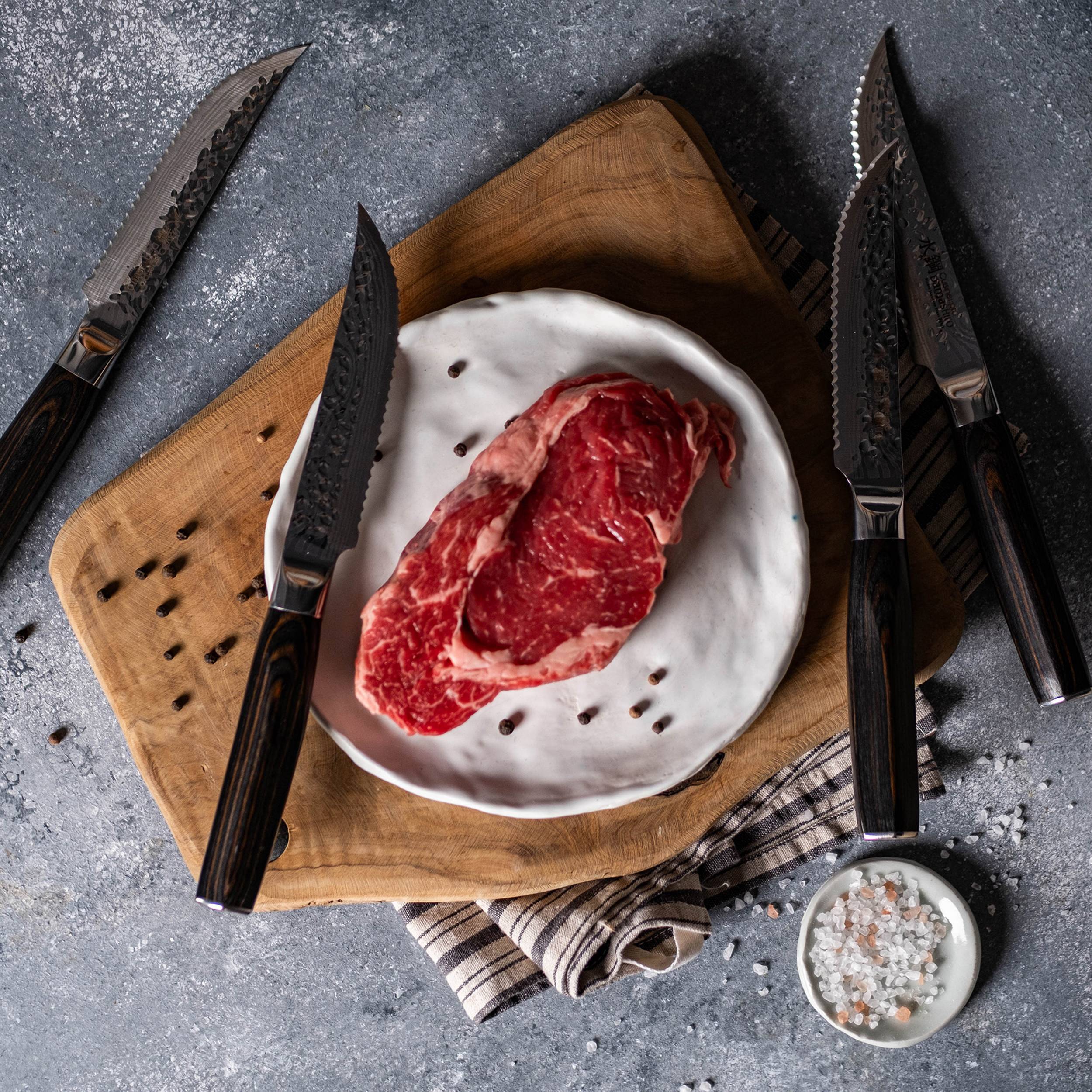 Cuisine::pro® Damashiro EMPEROR® 4-Piece Steak Knife Set