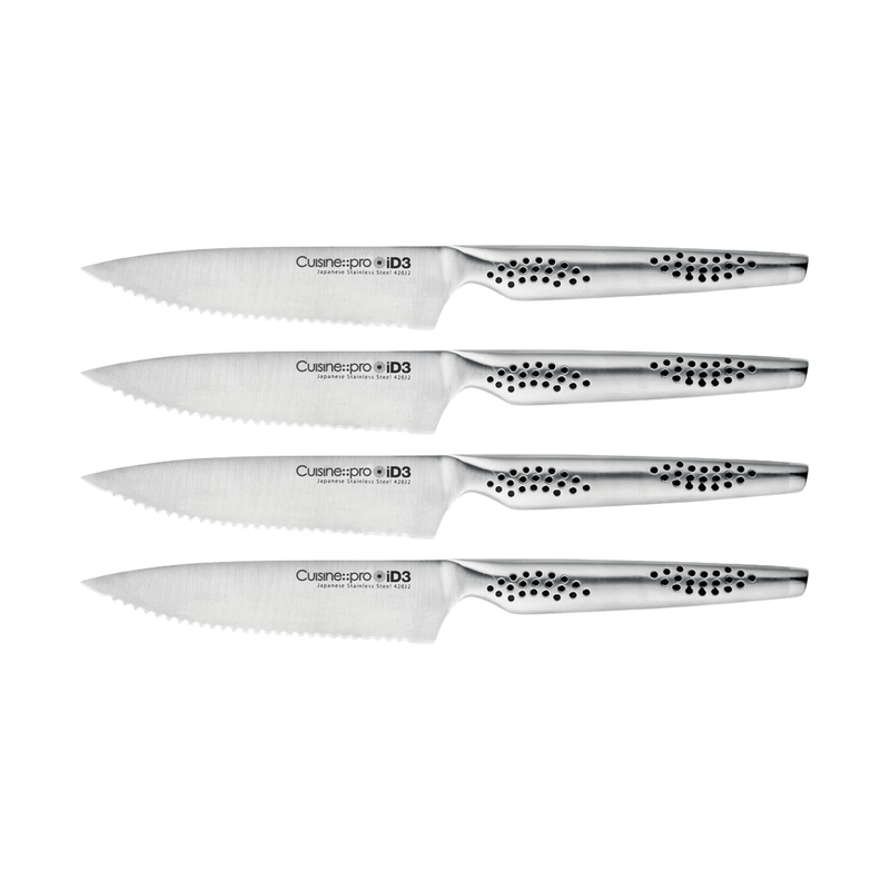Ensemble de 4 couteaux à steak iD3®Cuisine::pro®