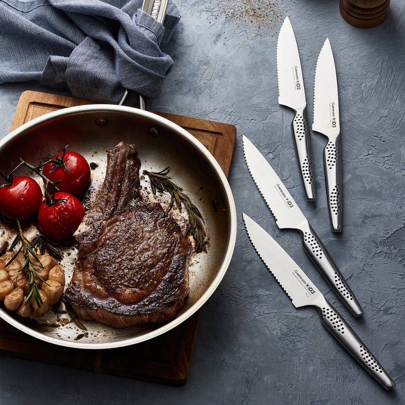 Ensemble de 4 couteaux à steak iD3®Cuisine::pro® - hover