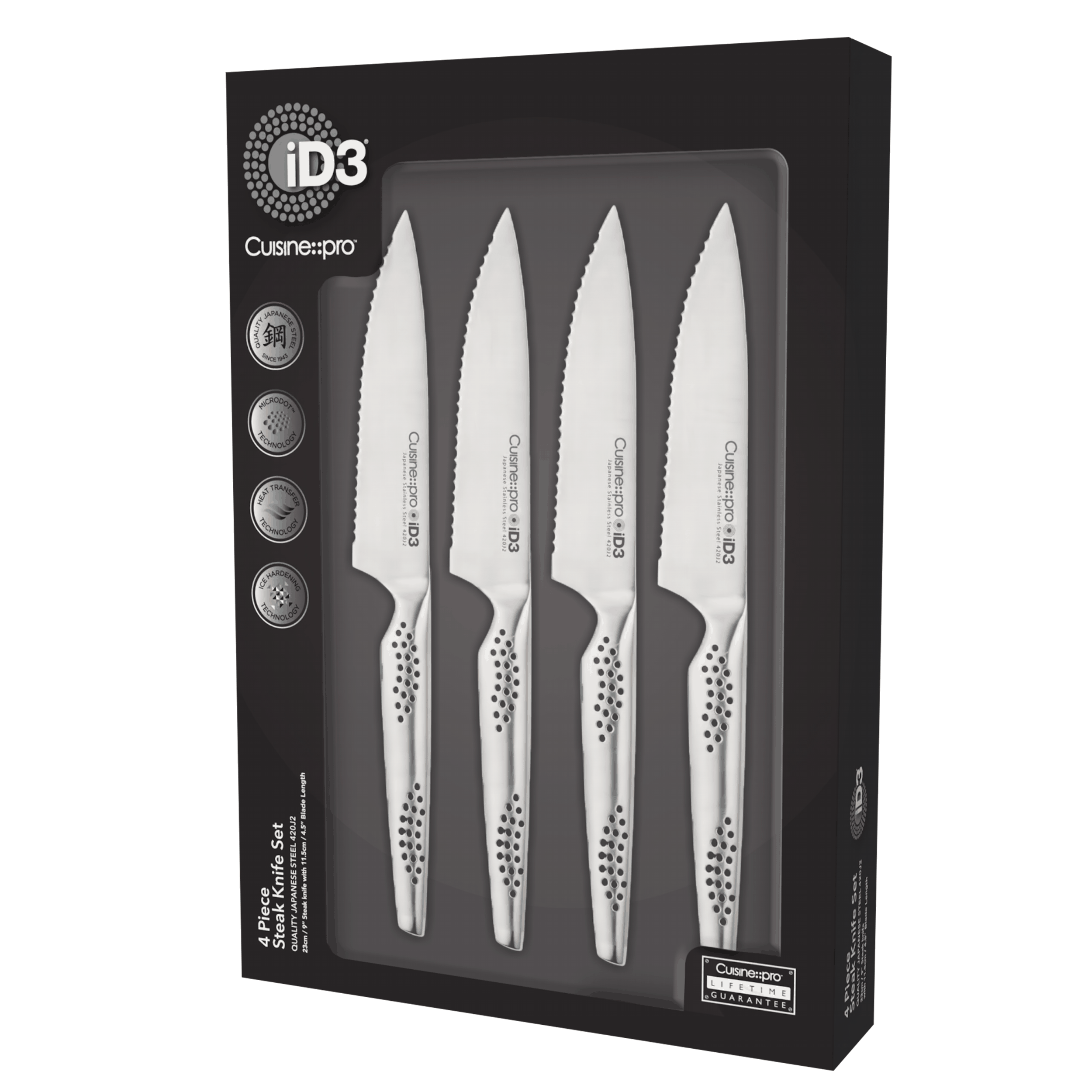 Cuisine::pro® iD3® 4-Piece Steak Knife Set