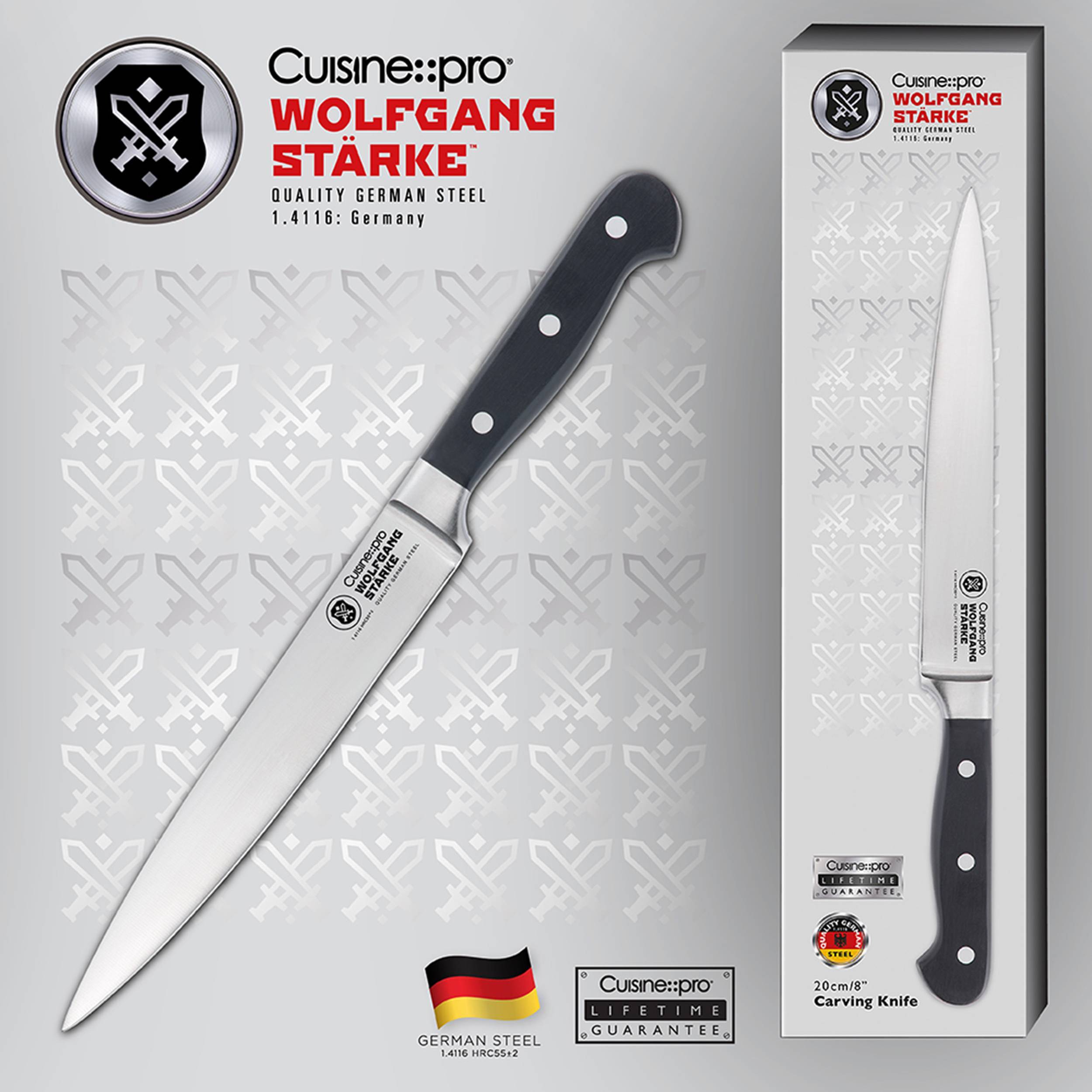 Couteau à découper 20 cm WOLFGANG STARKECuisine::pro®