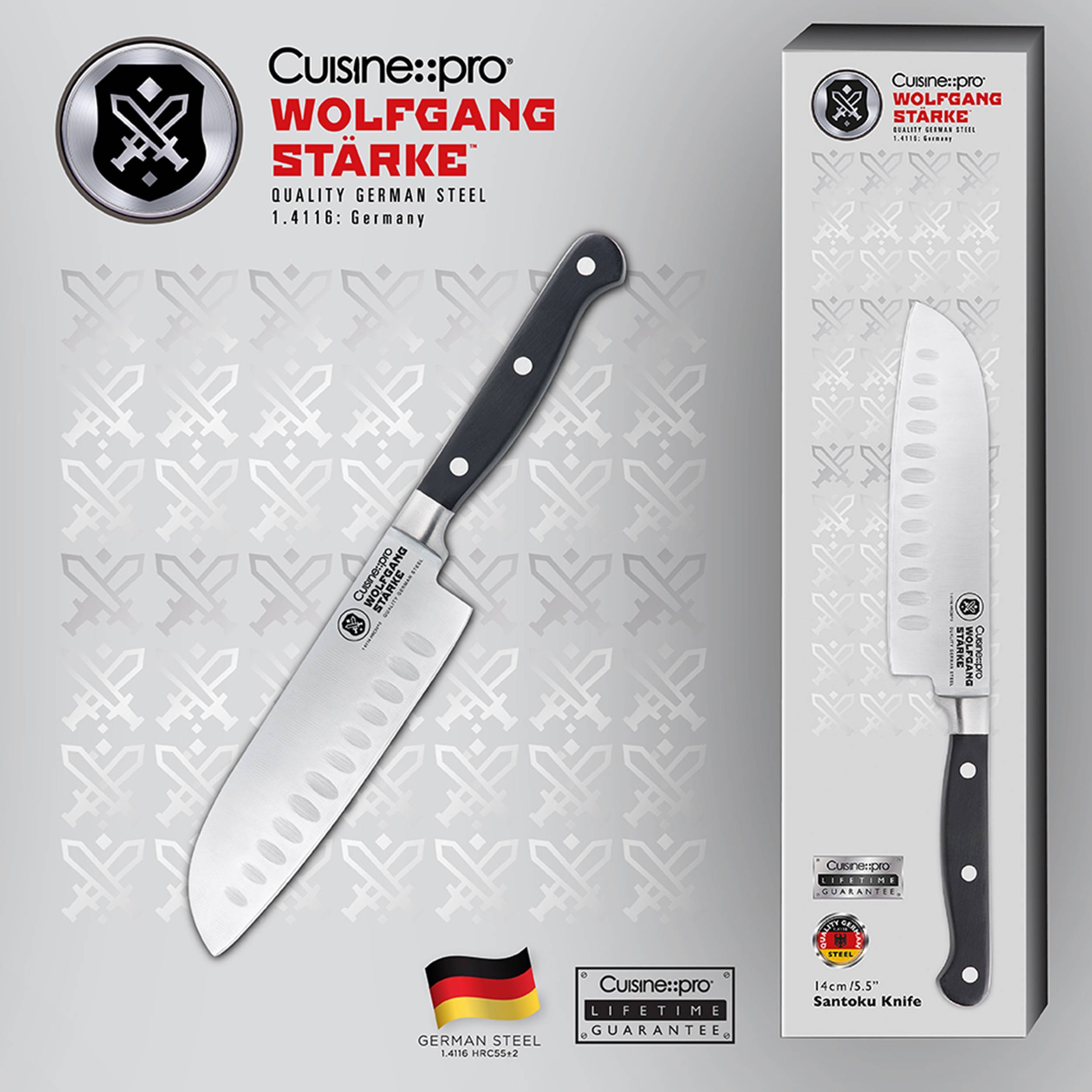 Cuisine::pro® WOLFGANG STARKE Santoku 5.5in