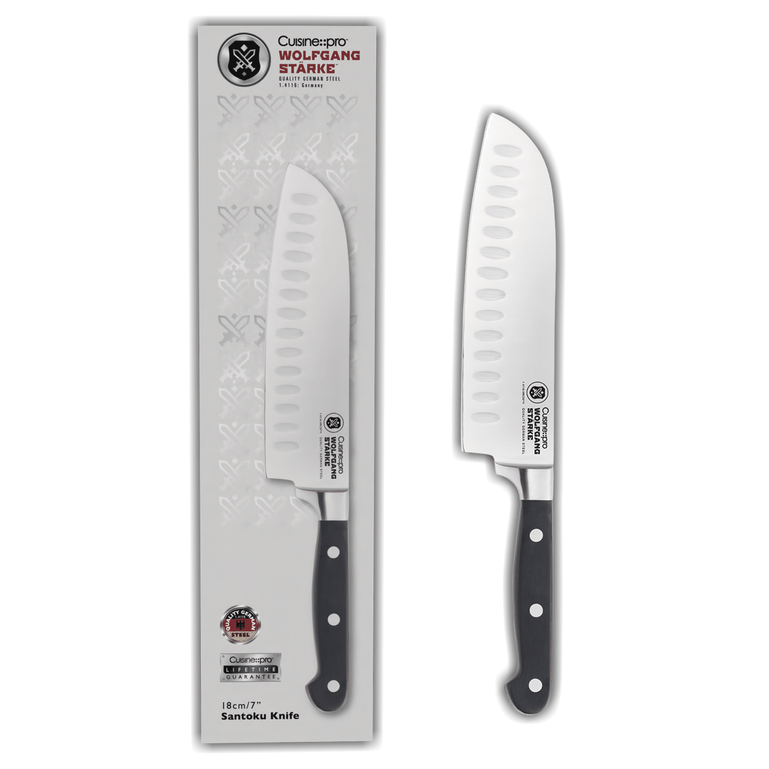 Cuisine::pro® WOLFGANG STARKE Santoku 7in