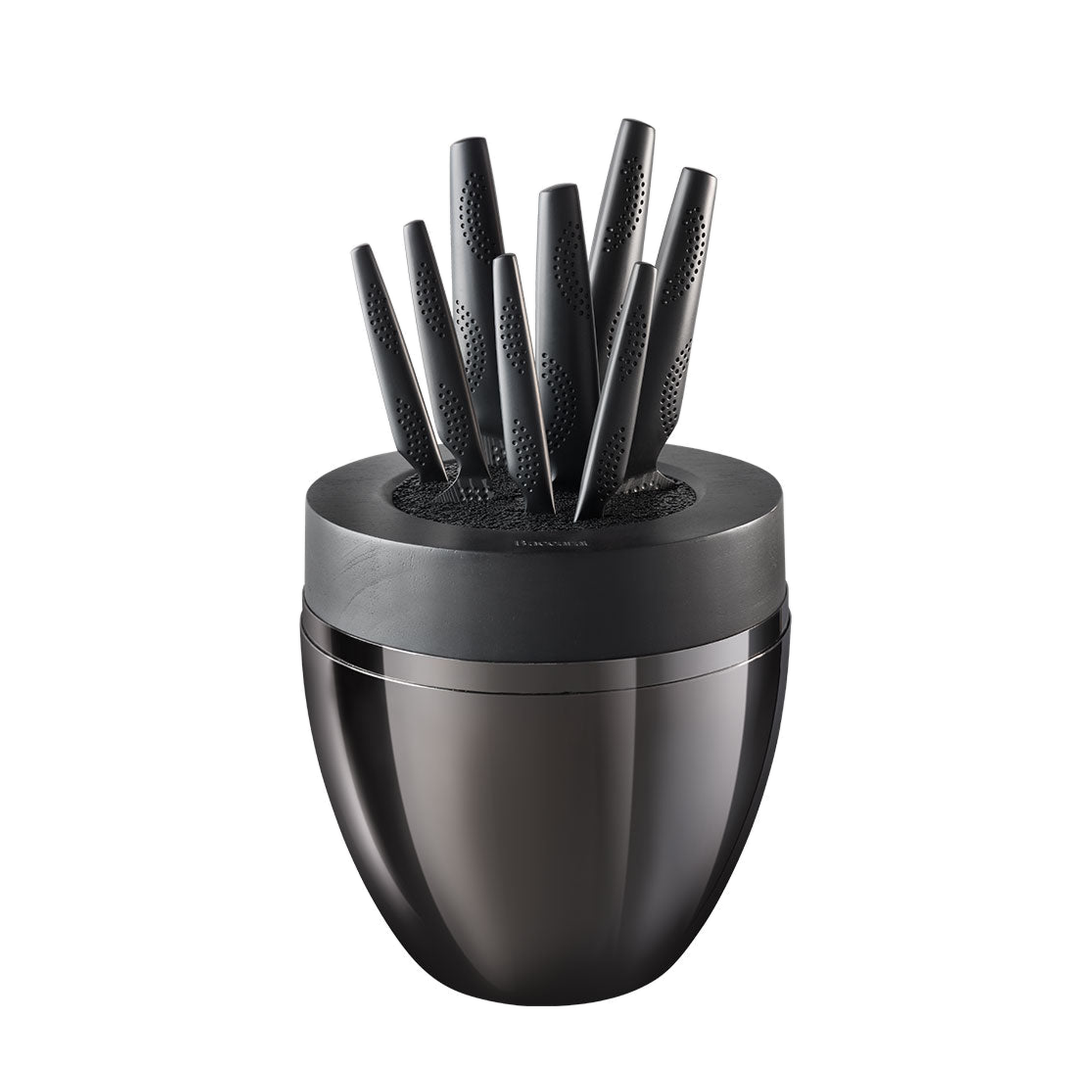 Bloc de couteaux 9 pièces The Egg noir BLACK SAMURAI™ iD3®Cuisine::pro® - hover