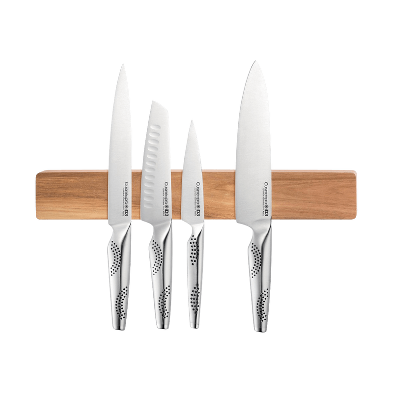 Support magnétique pour couteaux en bois d’acacia 39,5 cm iD3®Cuisine::pro®