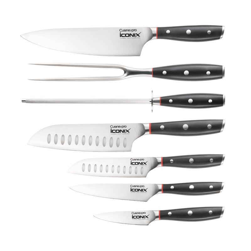Bloc de couteaux 9 pièces Drenhen iconiX®Cuisine::pro® - hover