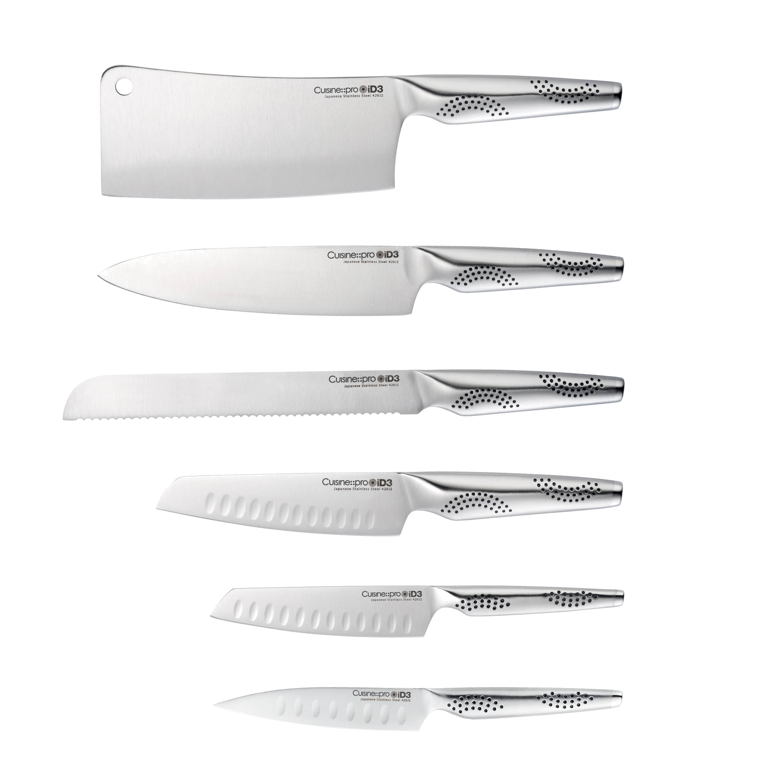 Bloc de couteaux 7 pièces Nakano iD3®Cuisine::pro®