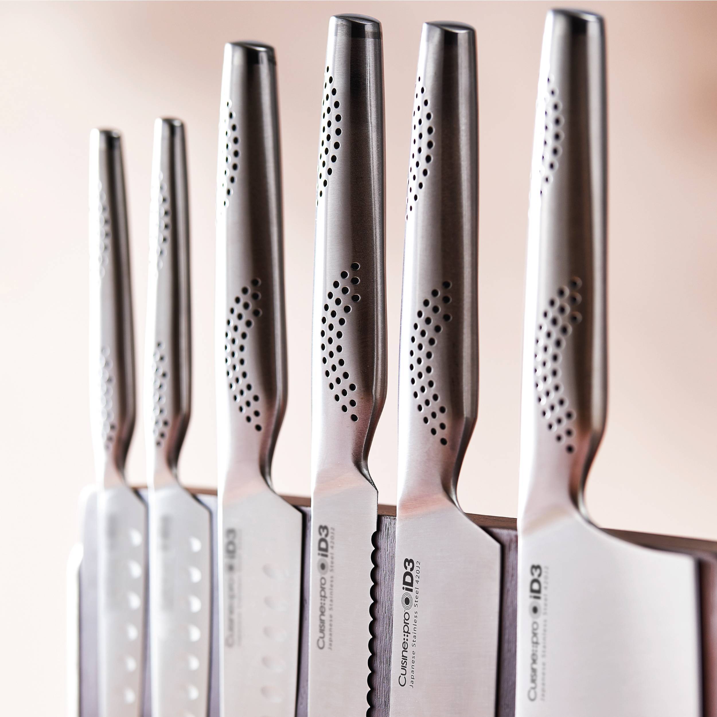 Bloc de couteaux 7 pièces Nakano iD3®Cuisine::pro®