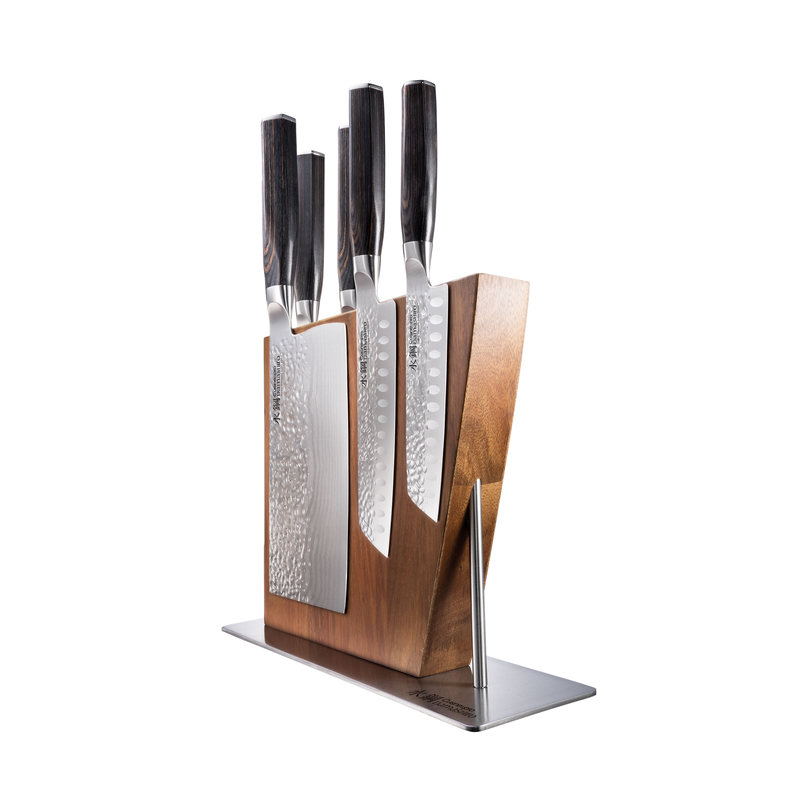 Bloc de couteaux Nanashi 6 pièces Cuisine::pro® Damashiro EMPEROR® - hover