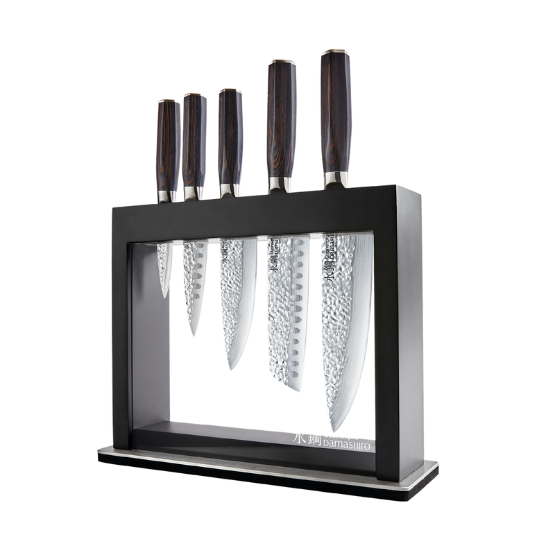 Bloc de couteaux 6 pièces Cuisine::pro® Damashiro EMPEROR® Hisa