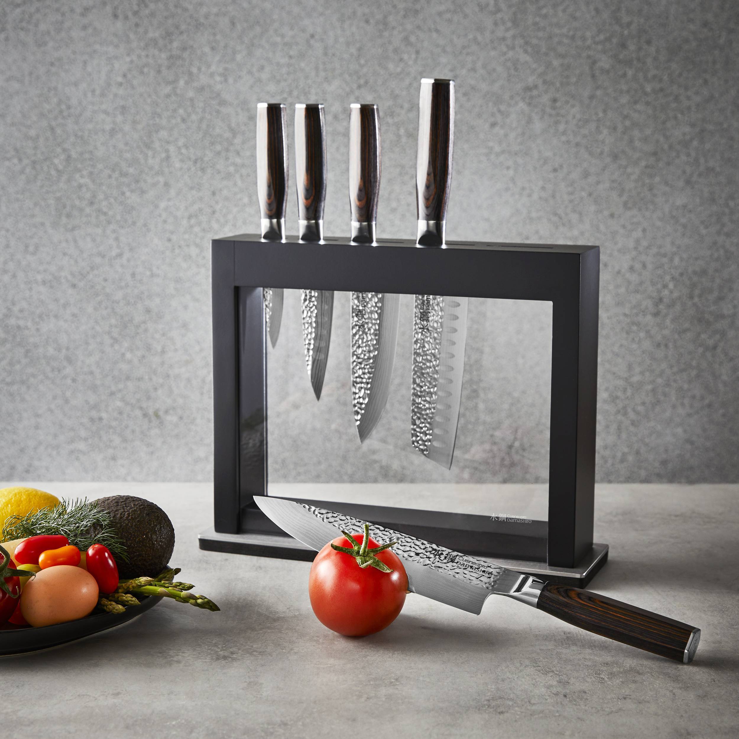 Bloc de couteaux 6 pièces Hisa Damashiro EMPEROR®Cuisine::pro®
