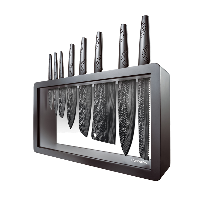 Bloc de couteaux 9 pièces Cuisine::pro® iD3 BLACK SAMURAI™ Syo
