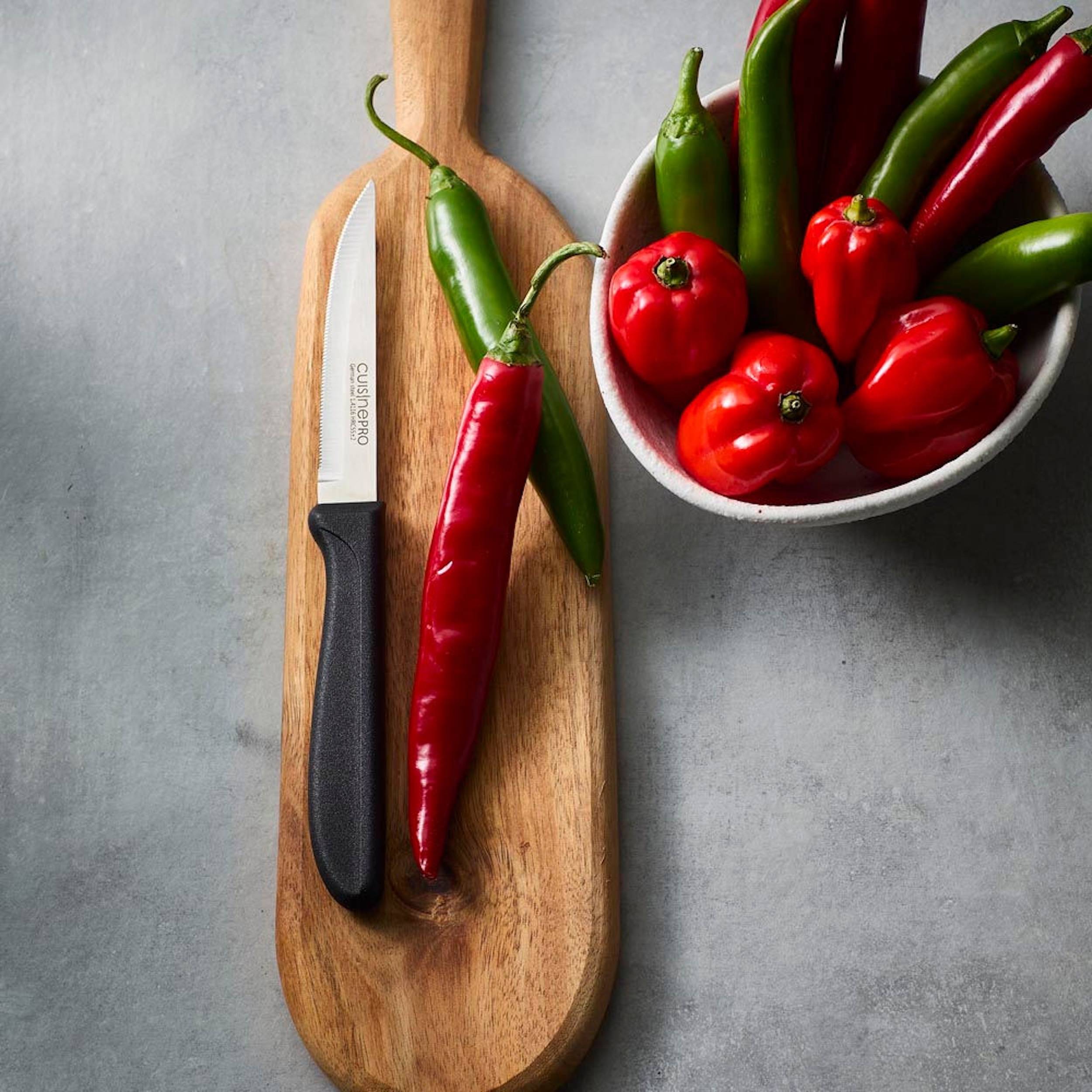 Cuisine::pro® CLASSIC 4in Serrated Paring Knife