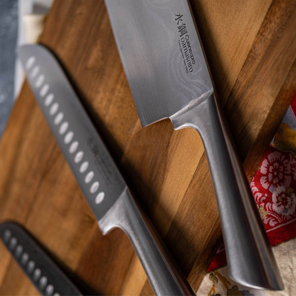 Cuisine::pro® Damashiro® Mizu 7-Piece Oak Knife Block