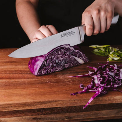 Cuisine::pro® Damashiro® Mizu 7-Piece Oak Knife Block
