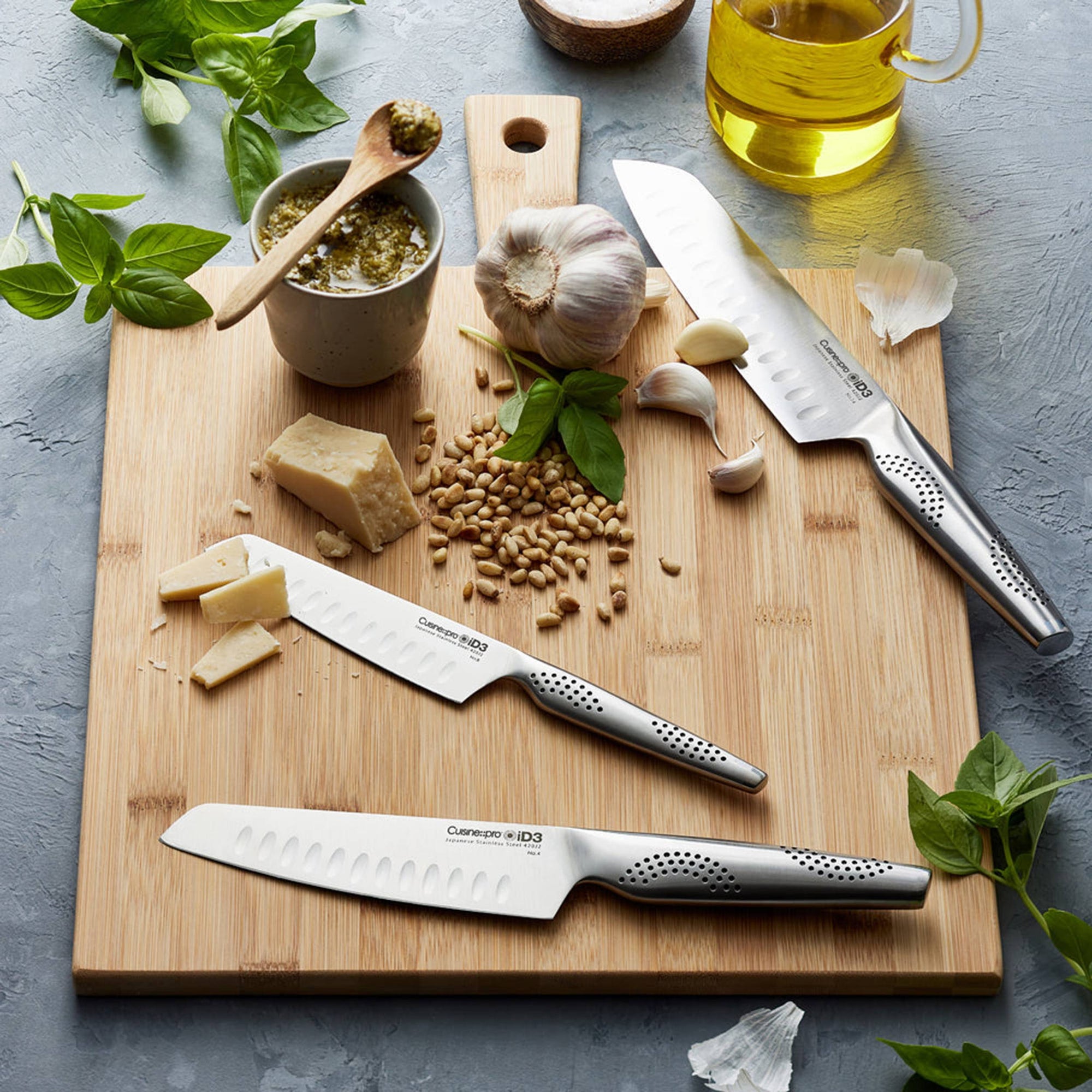 Cuisine::pro® iD3® 3-Piece Santoku Set