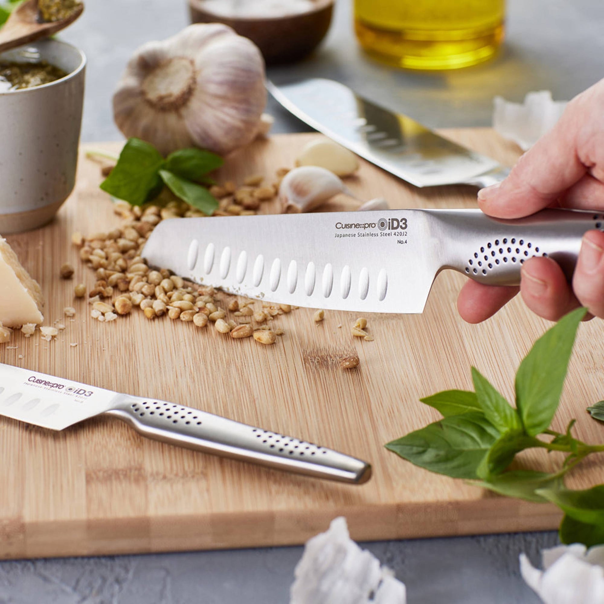 Cuisine::pro® iD3® 3-Piece Santoku Set