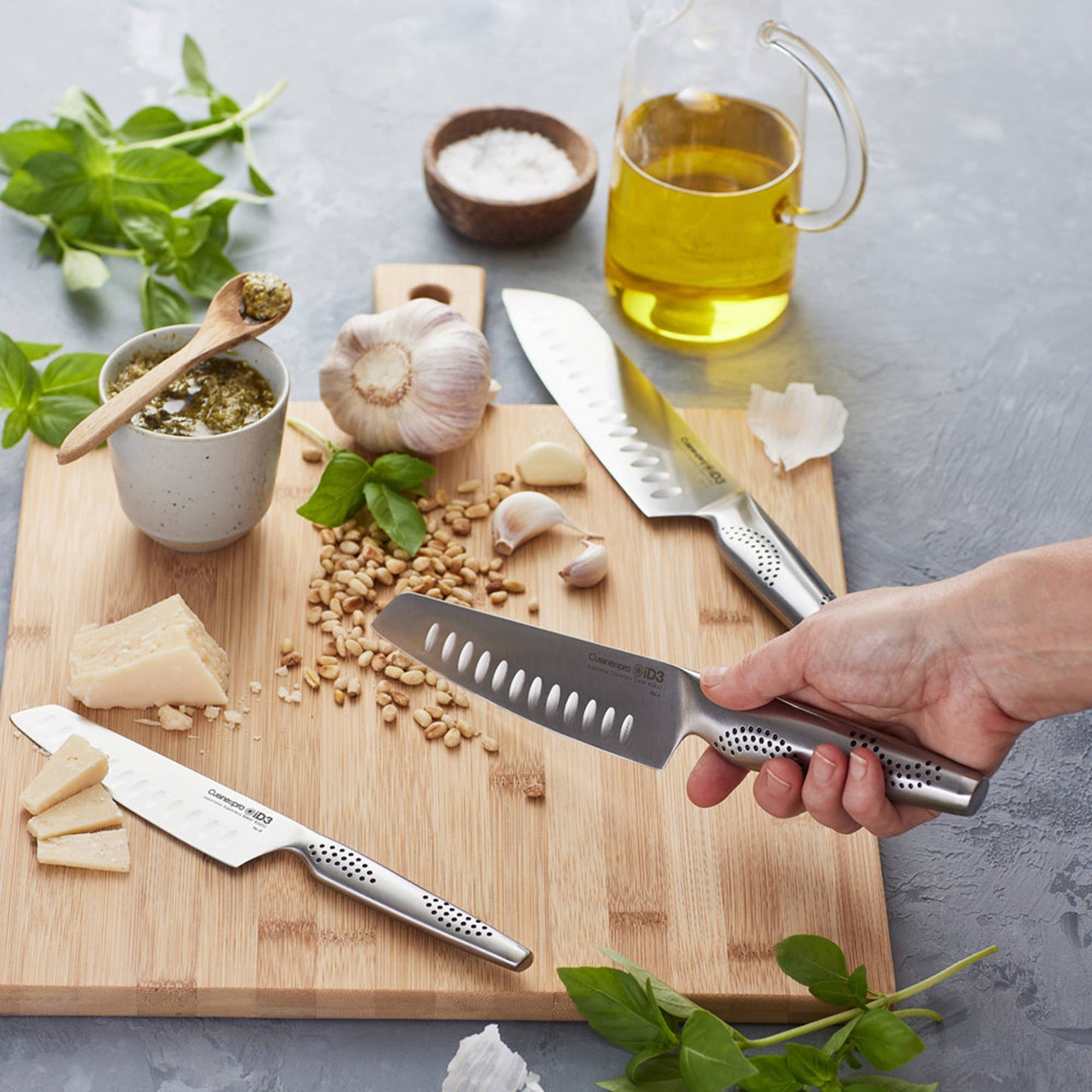 Cuisine::pro® iD3® 3-Piece Santoku Set