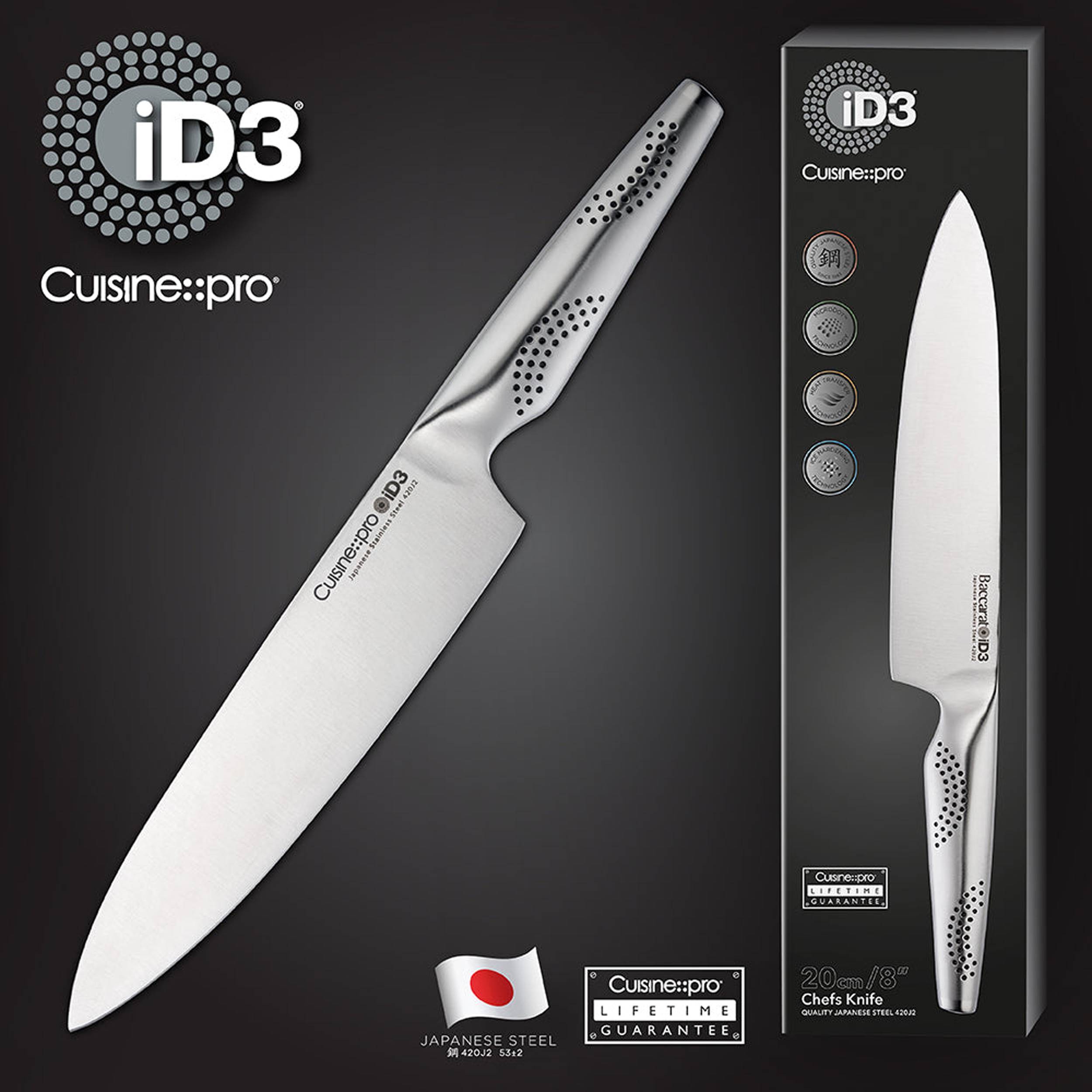  Couteau de chef 20 cm iD3®Cuisine::pro®
