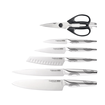 Bloc de couteaux 7 pièces Tora iD3®Cuisine::pro®