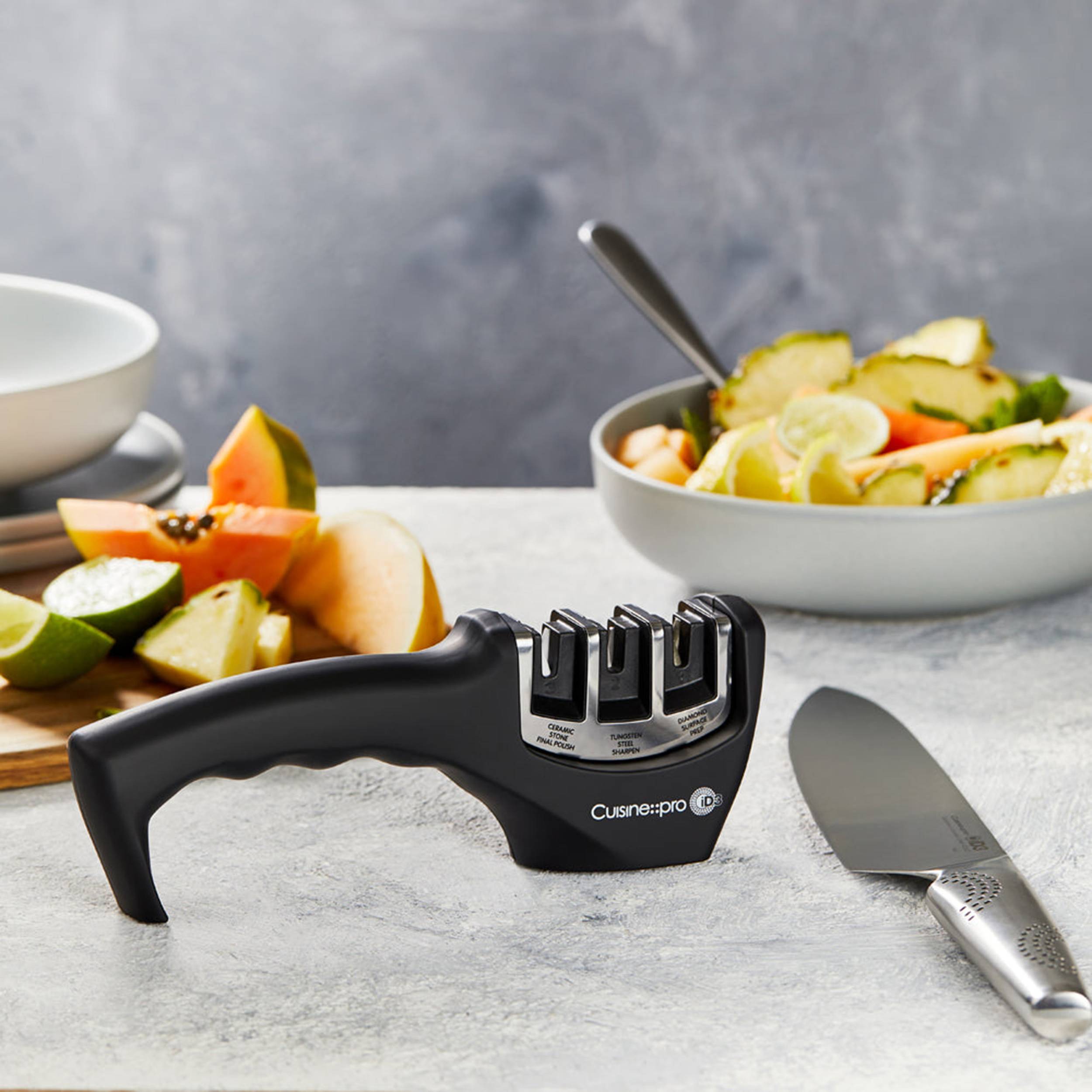 新品送込SharpEyeE3 EPOXY5.４Zipper 5フィン S3028 iD3® 3-Step Knife Sharpener | Cuisine::pro® – The Custom Chef - Canada